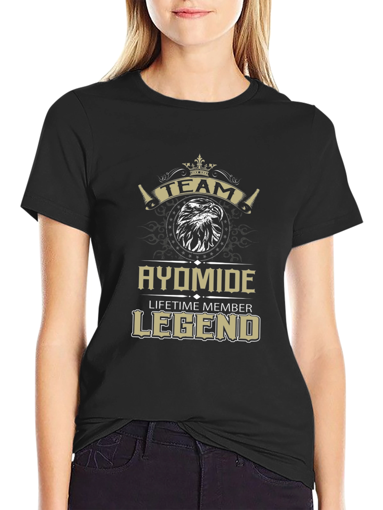 Team Ayomide Legend Black T-Shirt