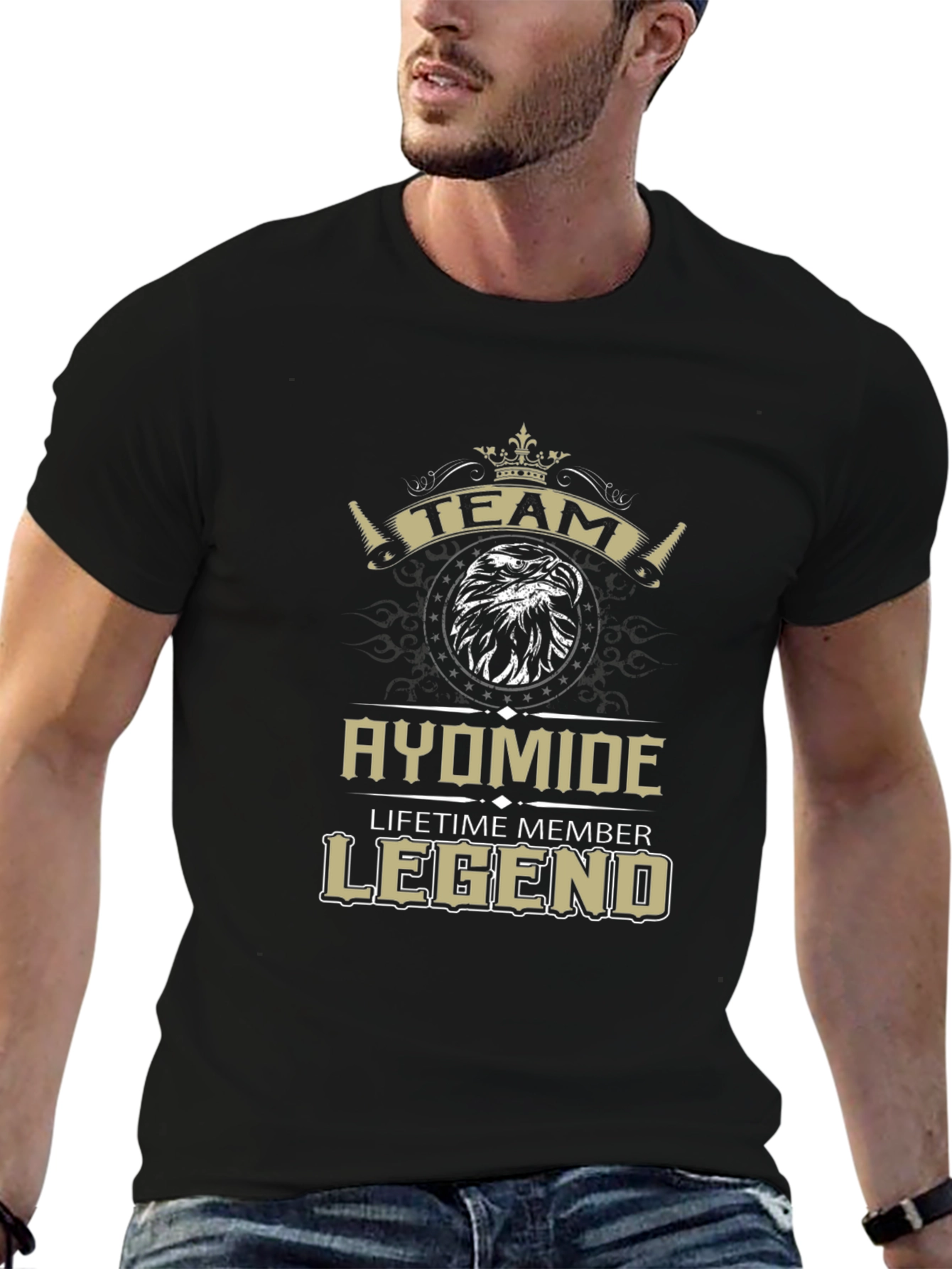 Team Ayomide Legend Black T-Shirt