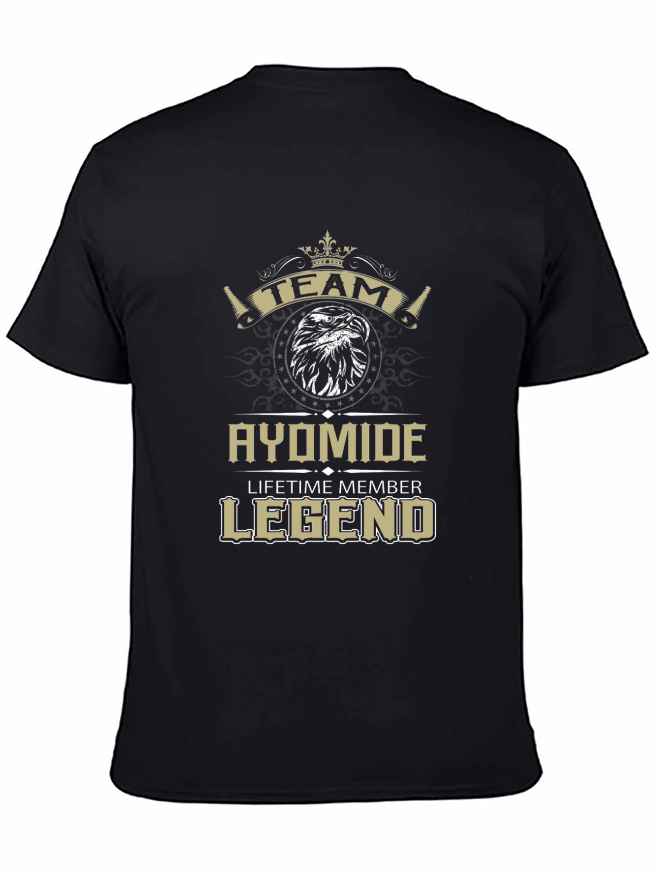Team Ayomide Legend Black T-Shirt