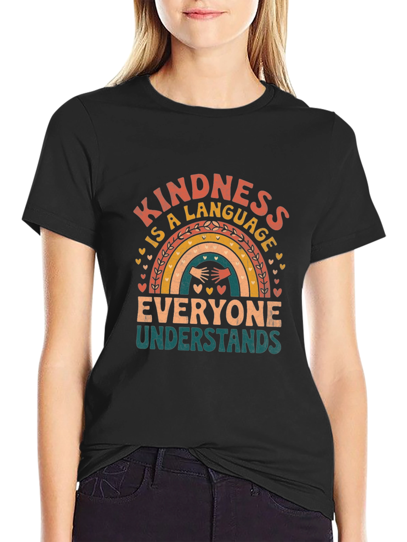 Kindness is a Language Graphic Tee