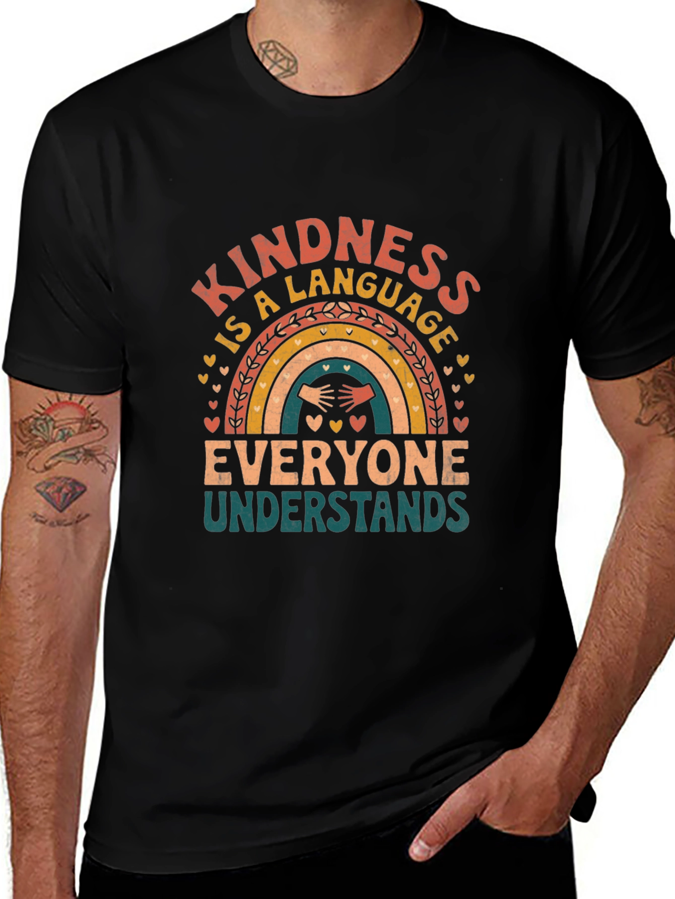 Kindness is a Language Graphic Tee