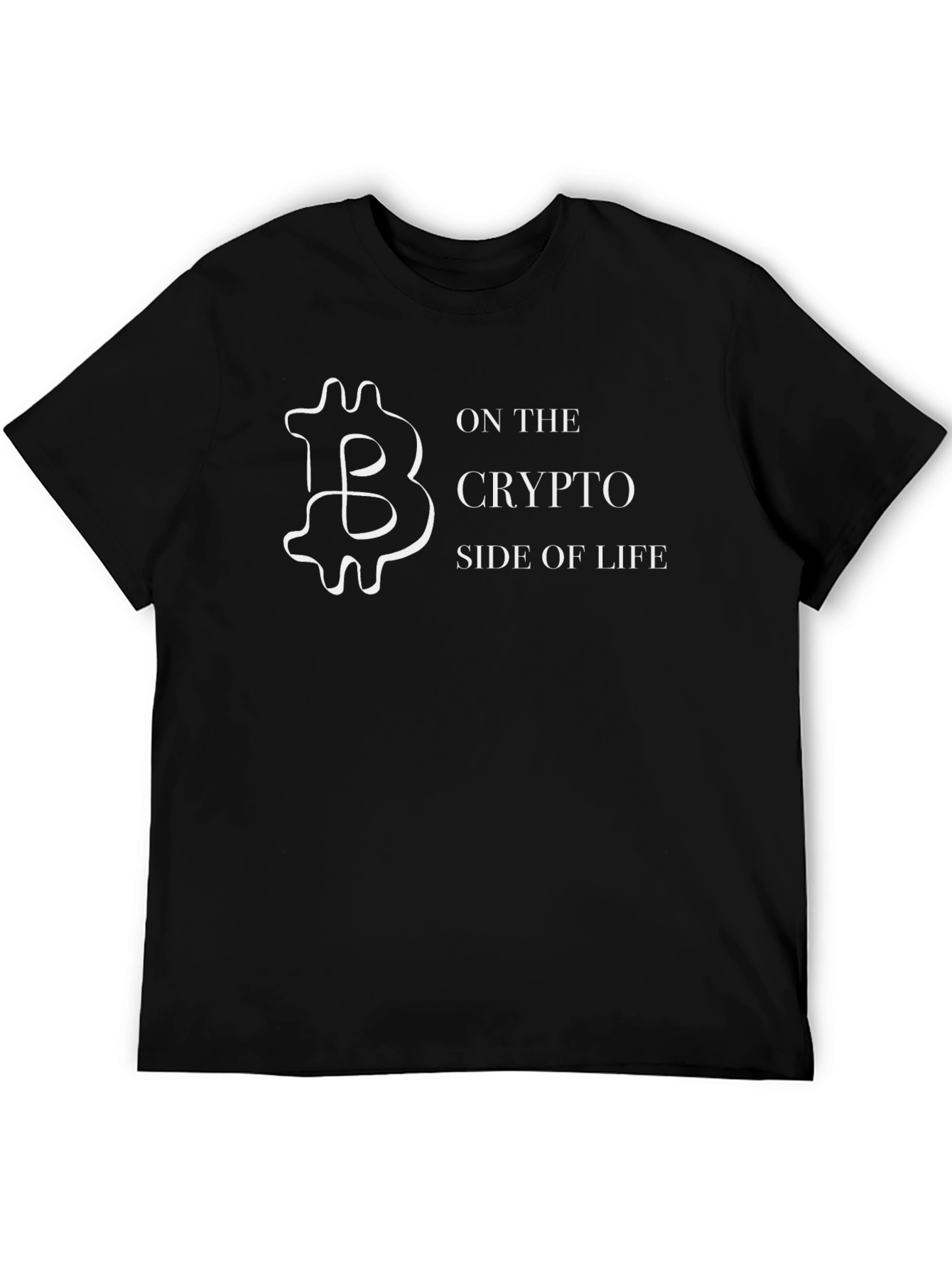 Crypto Side of Life T-Shirt - Bitcoin Graphic Tee