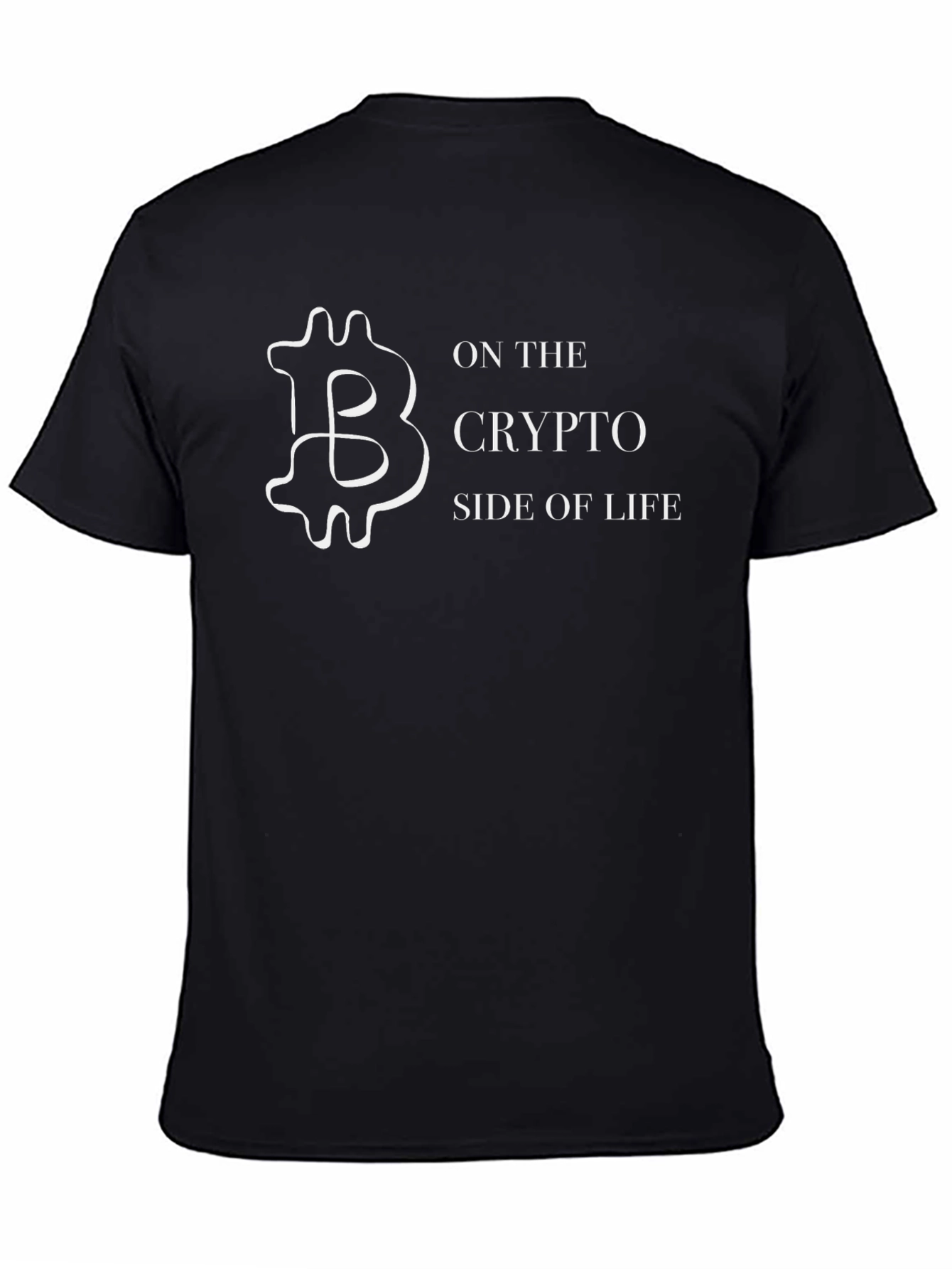 Crypto Side of Life T-Shirt - Bitcoin Graphic Tee