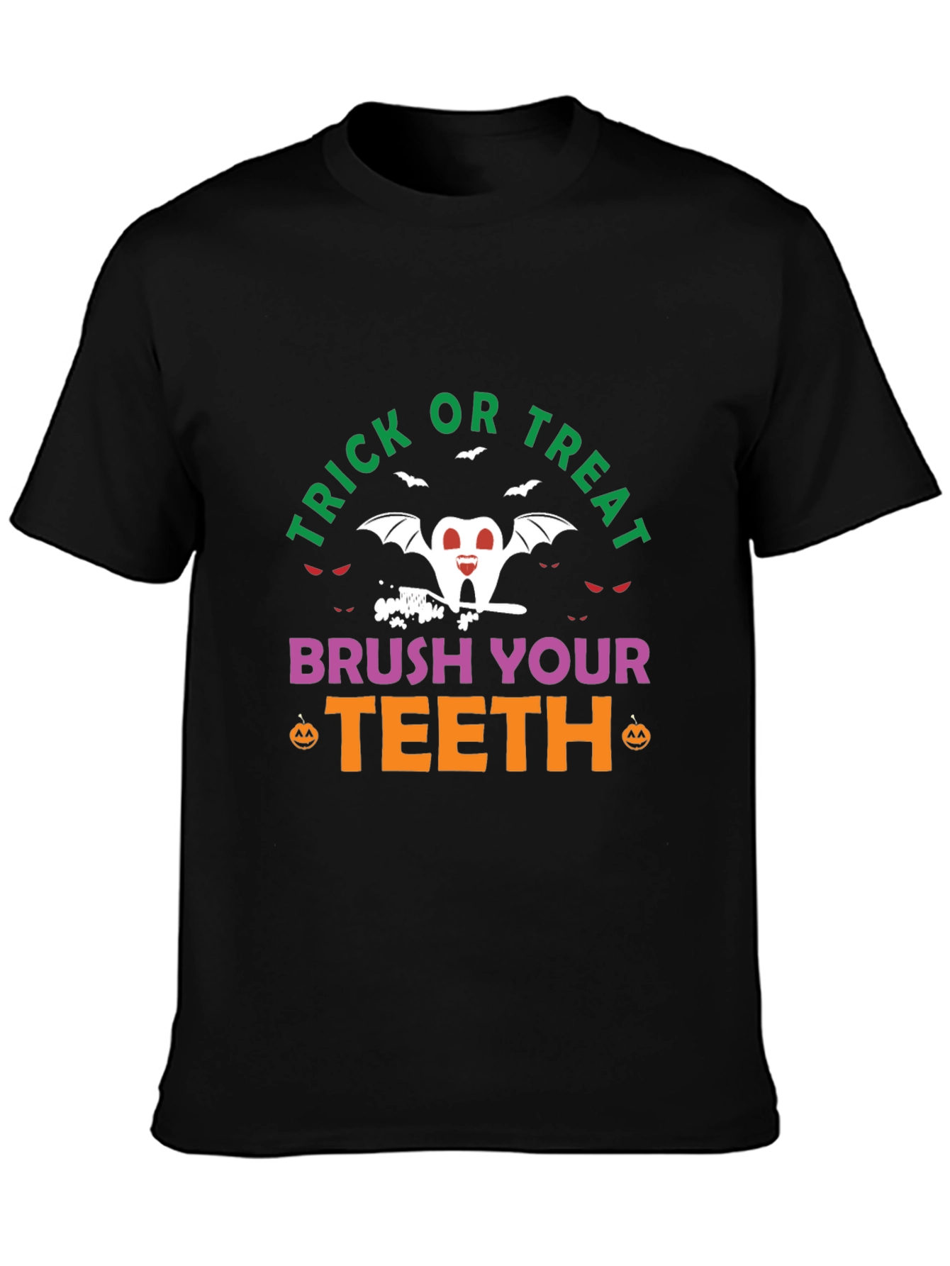 Trick or Treat Brush Your Teeth Halloween T-Shirt
