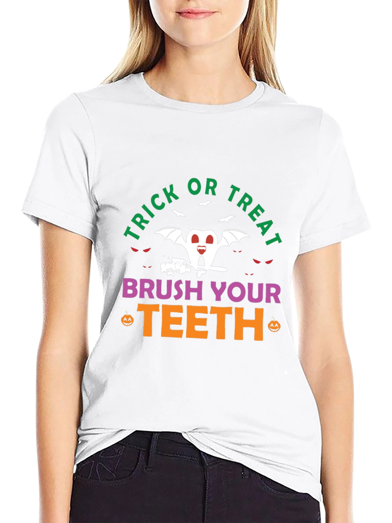 Trick or Treat Brush Your Teeth Halloween T-Shirt