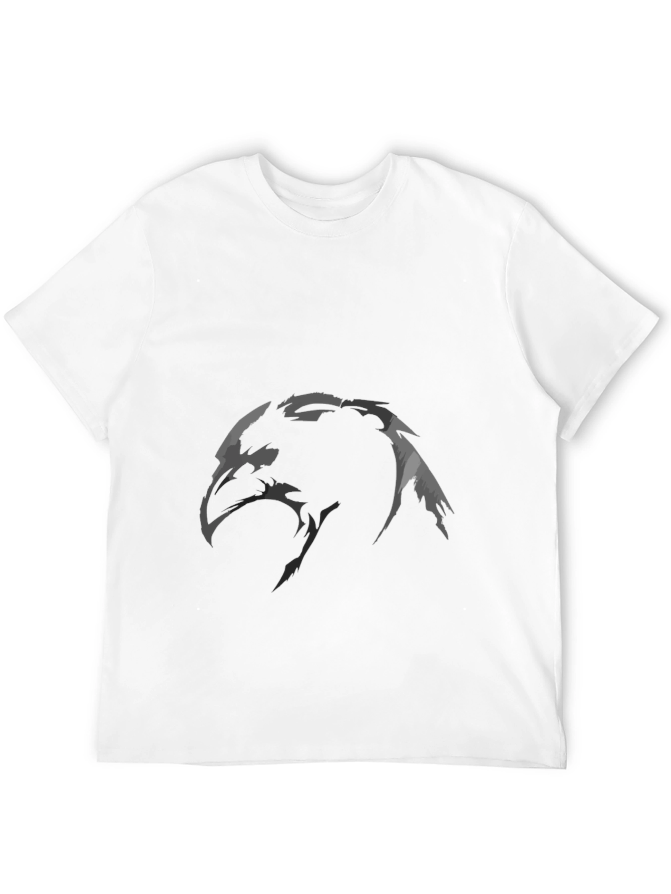 Raven Graphic Print Black T-Shirt