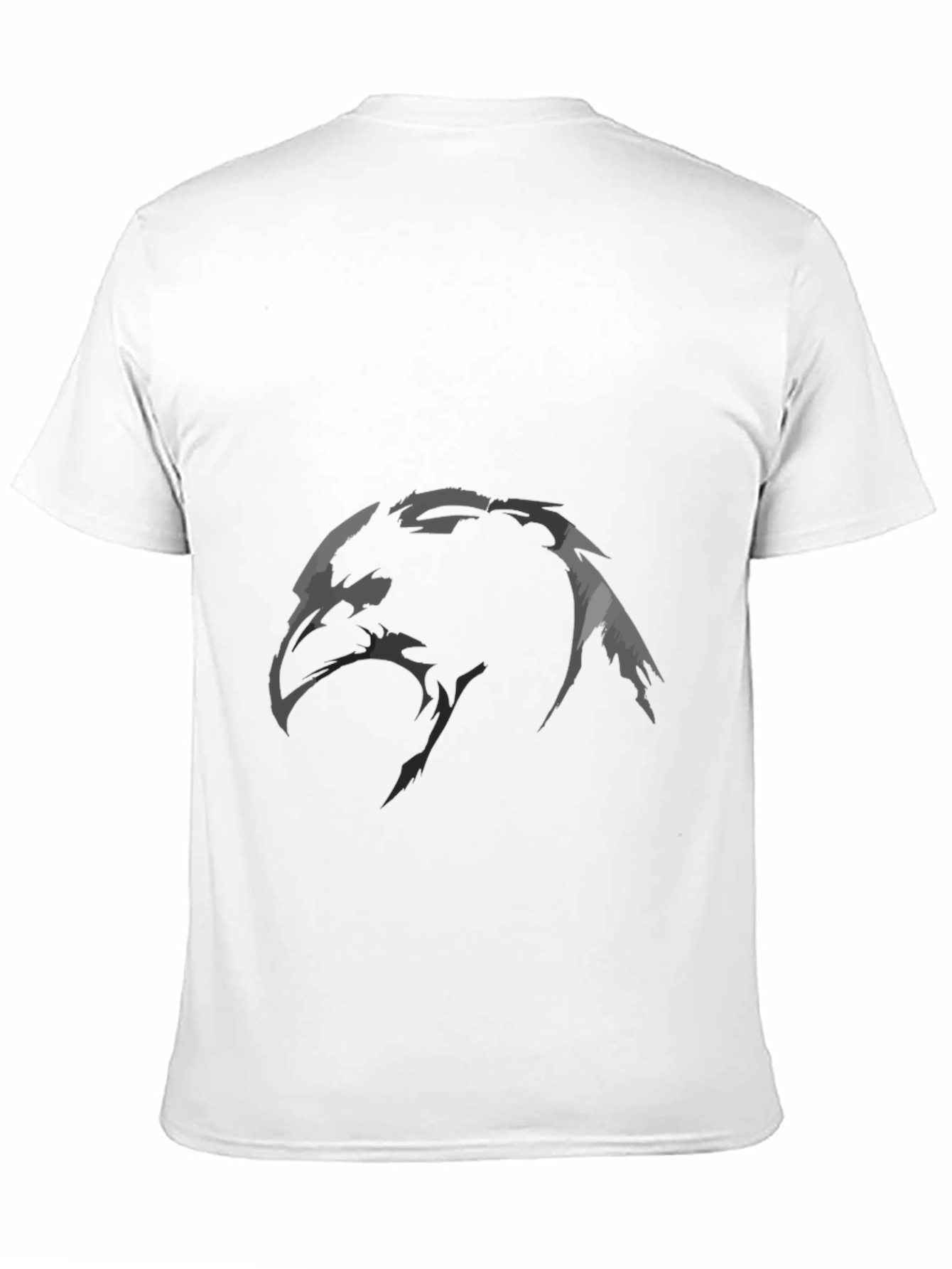 Raven Graphic Print Black T-Shirt