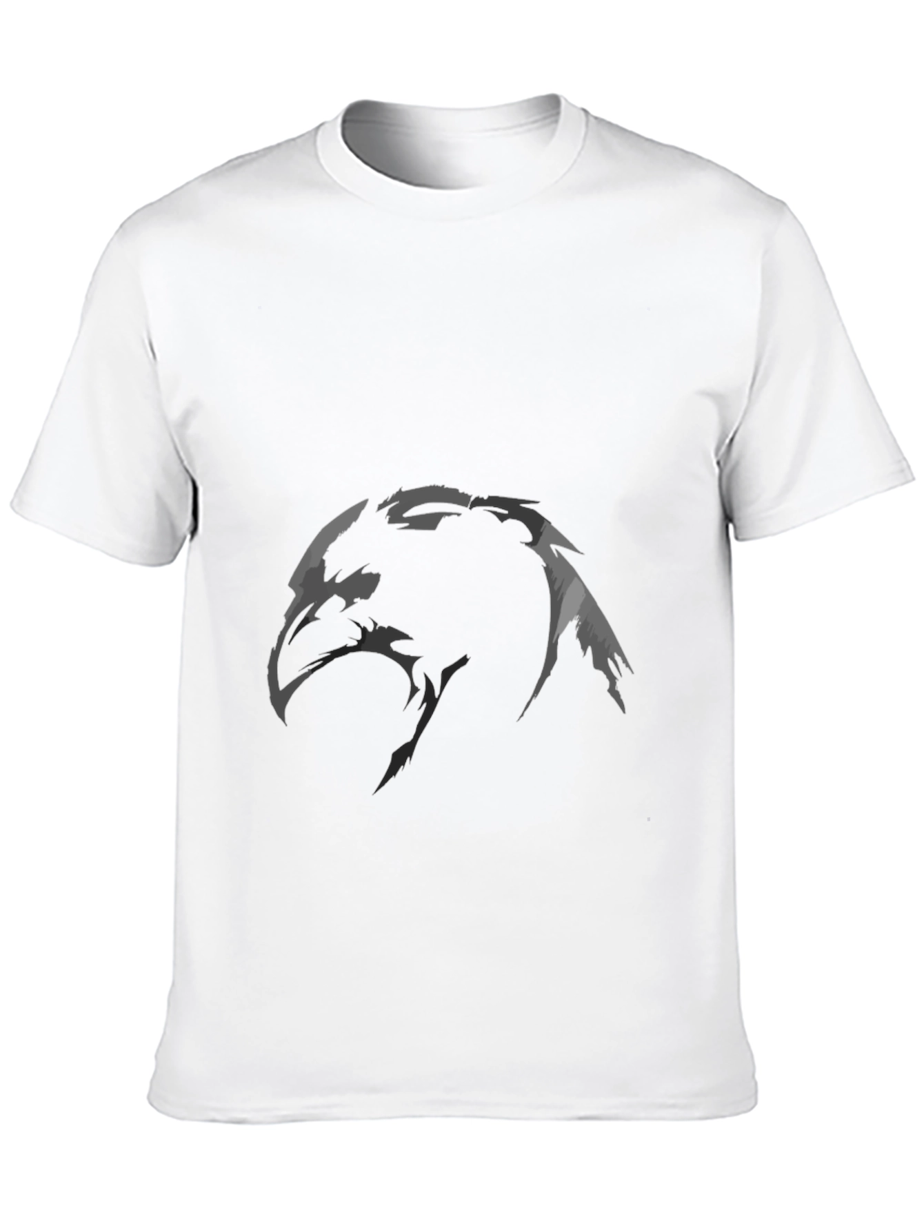 Raven Graphic Print Black T-Shirt