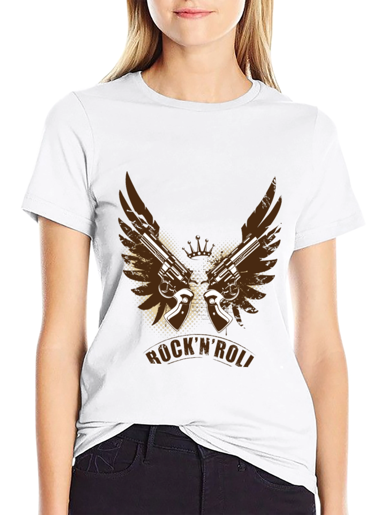 RocknRoll Guns T-Shirt - Cool Graphic Tee