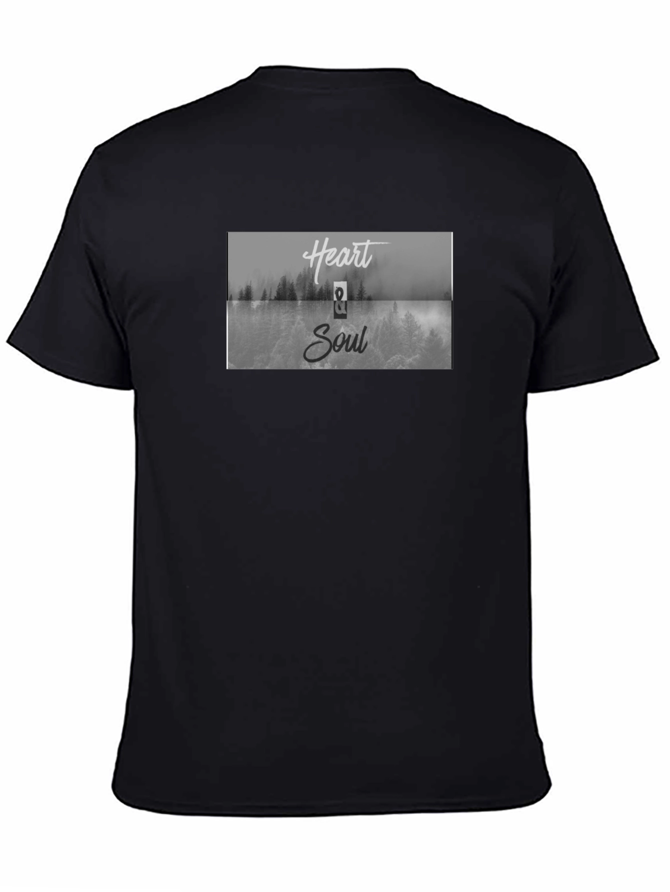 Heart and Soul Graphic Tee - Black