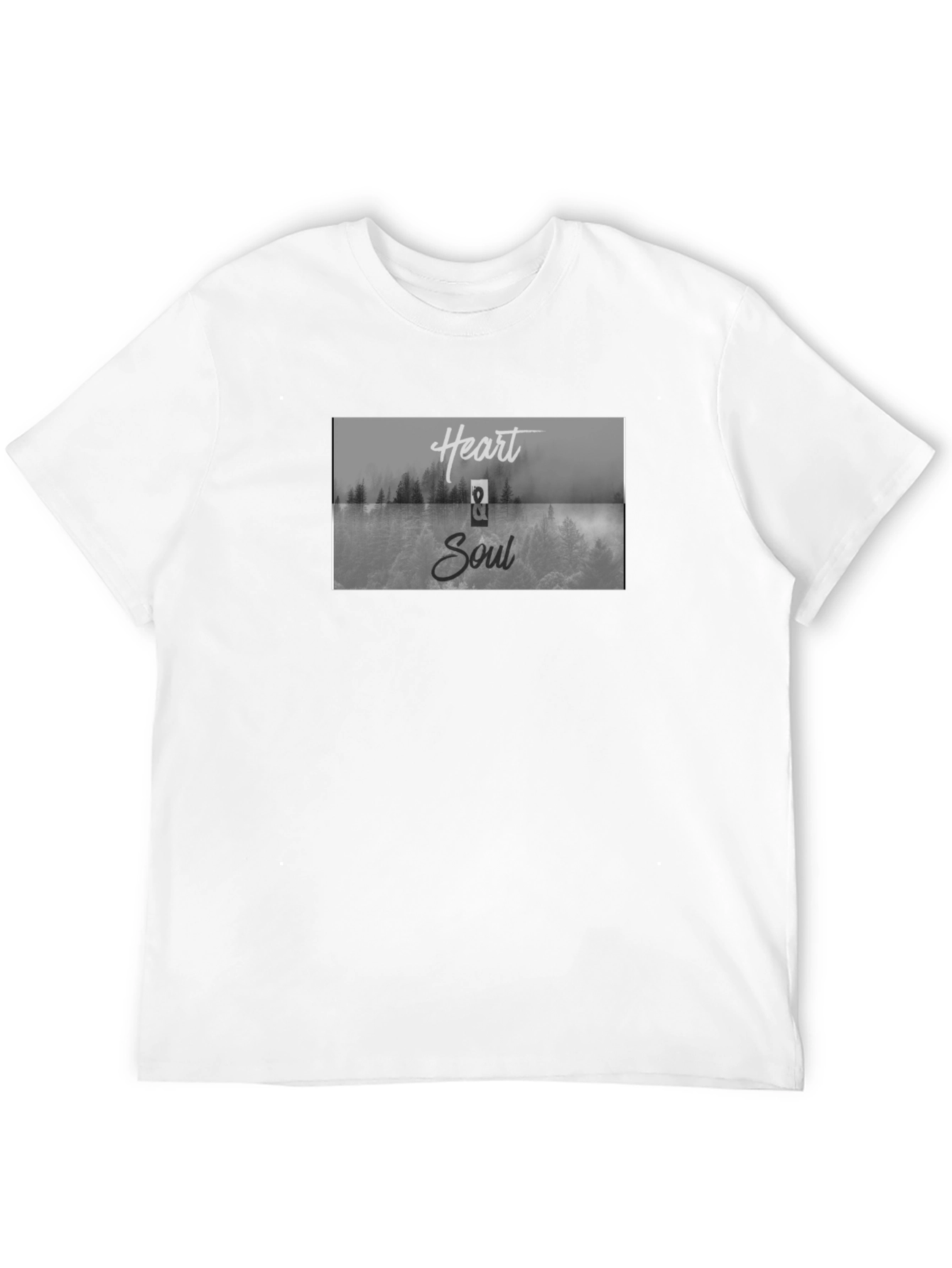 Heart and Soul Graphic Tee - Black