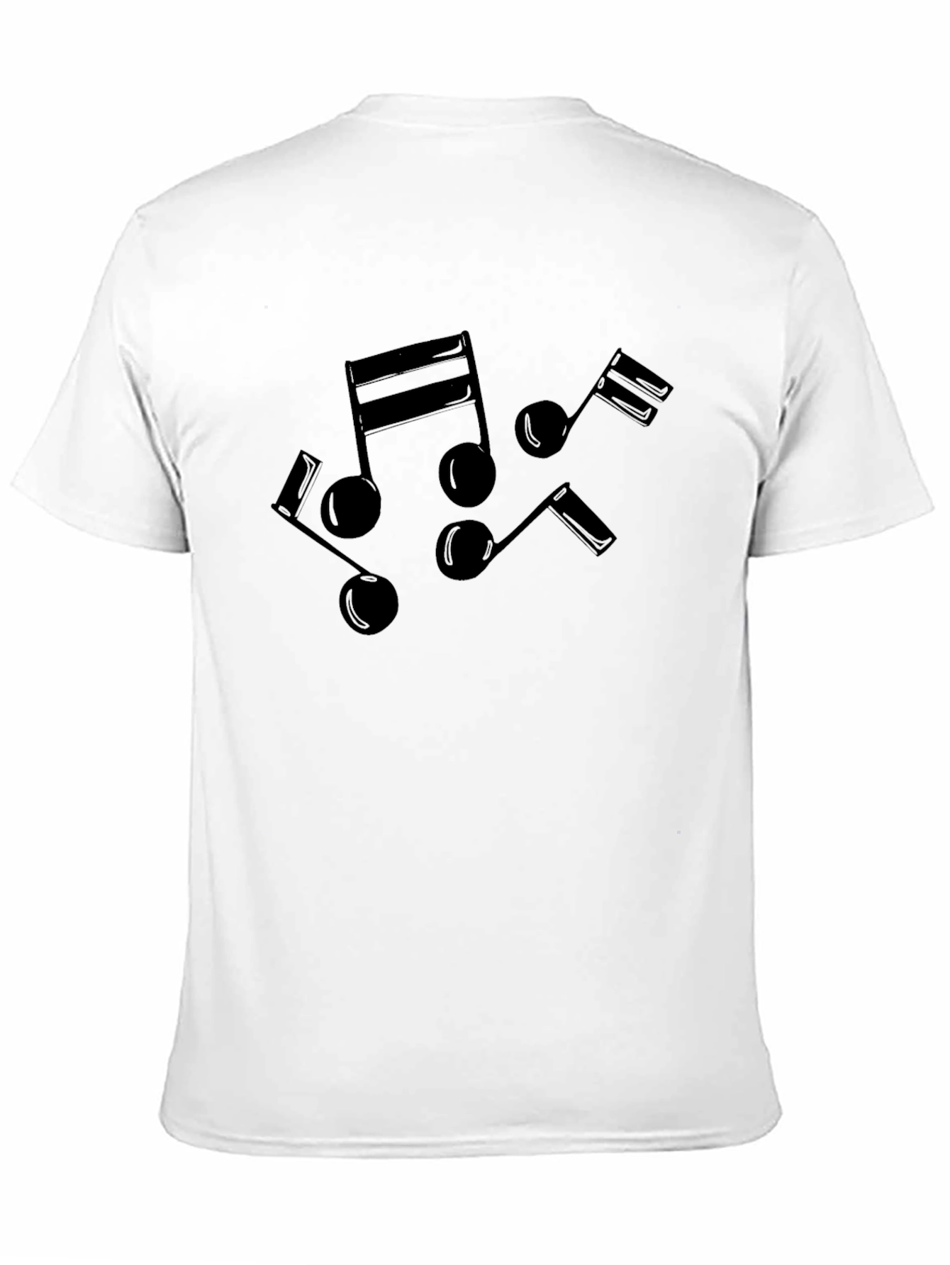 Musical Note Black T-Shirt