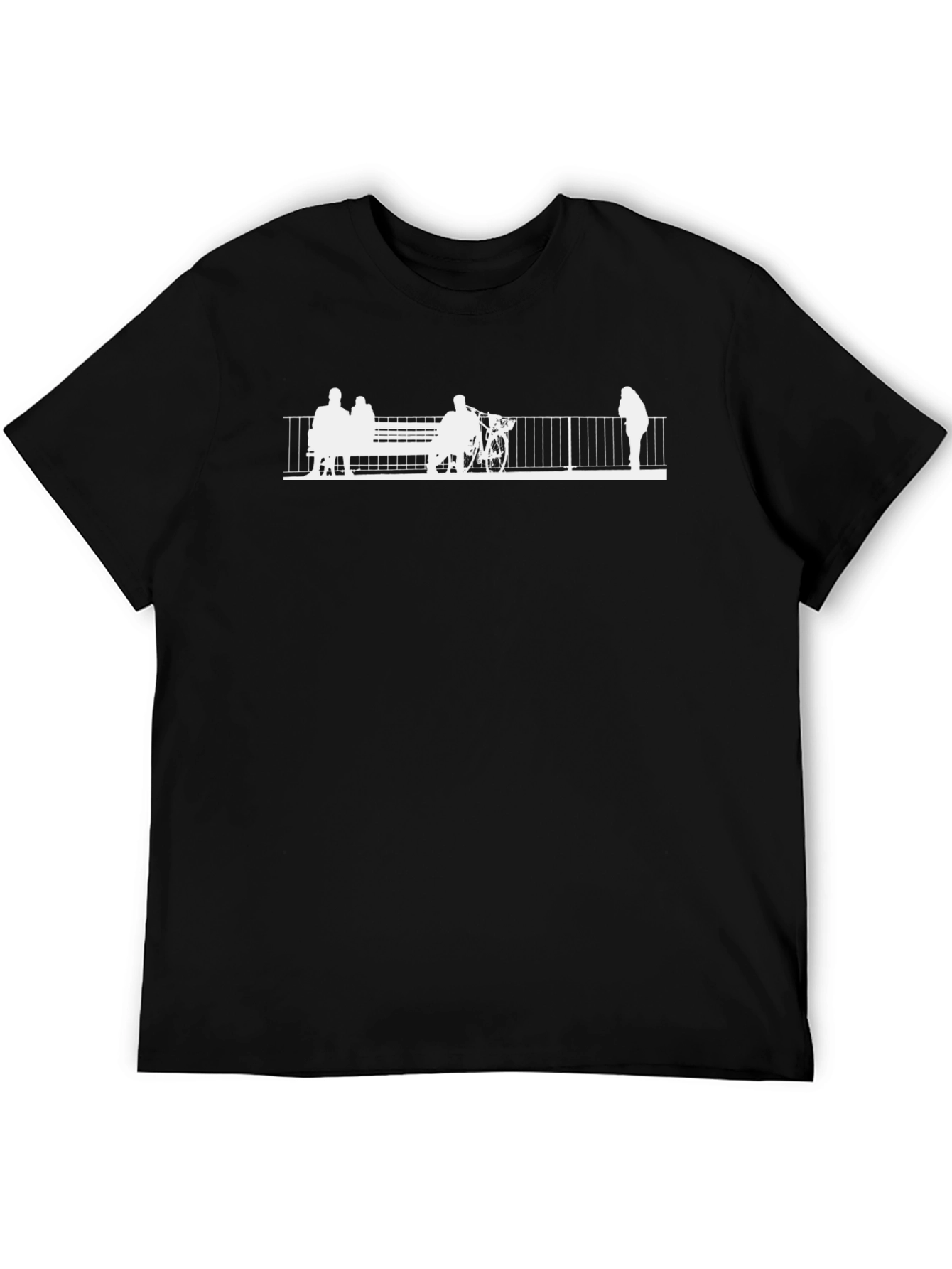 Silhouette Scene Black T-Shirt
