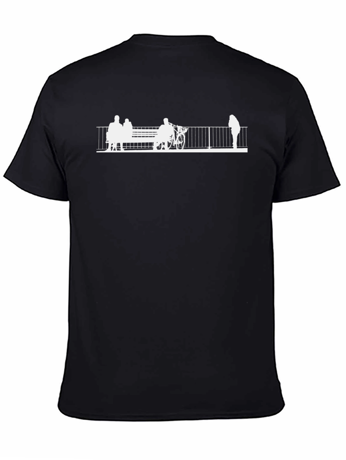 Silhouette Scene Black T-Shirt