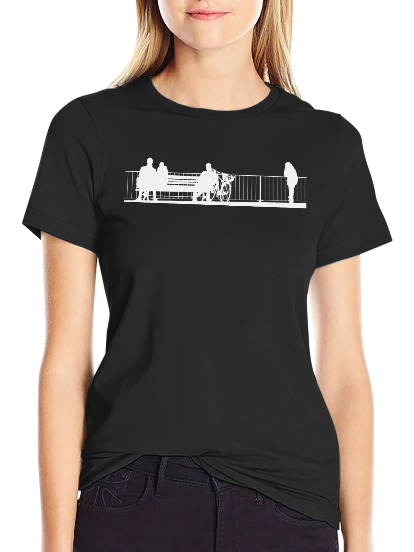 Silhouette Scene Black T-Shirt