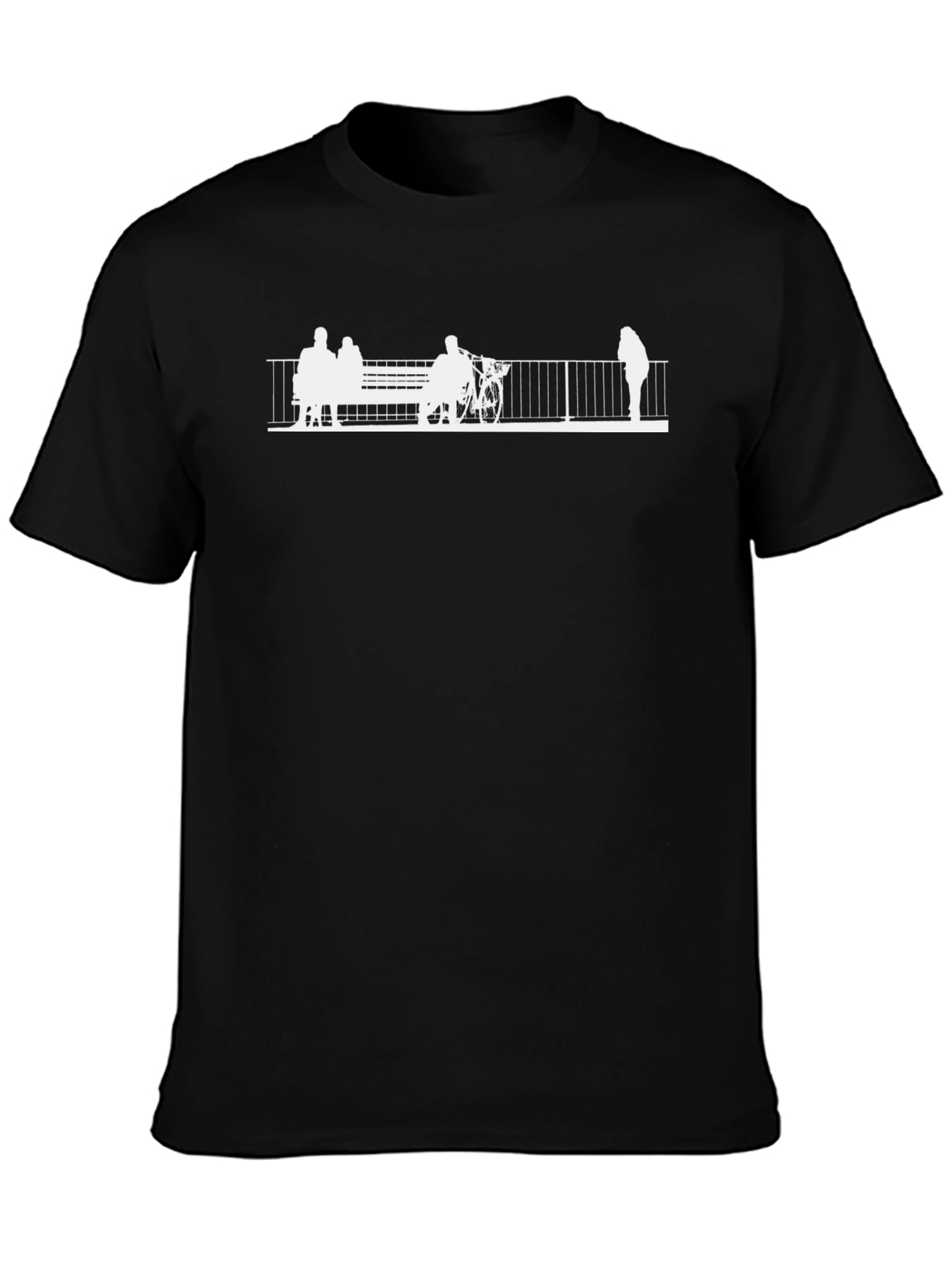 Silhouette Scene Black T-Shirt