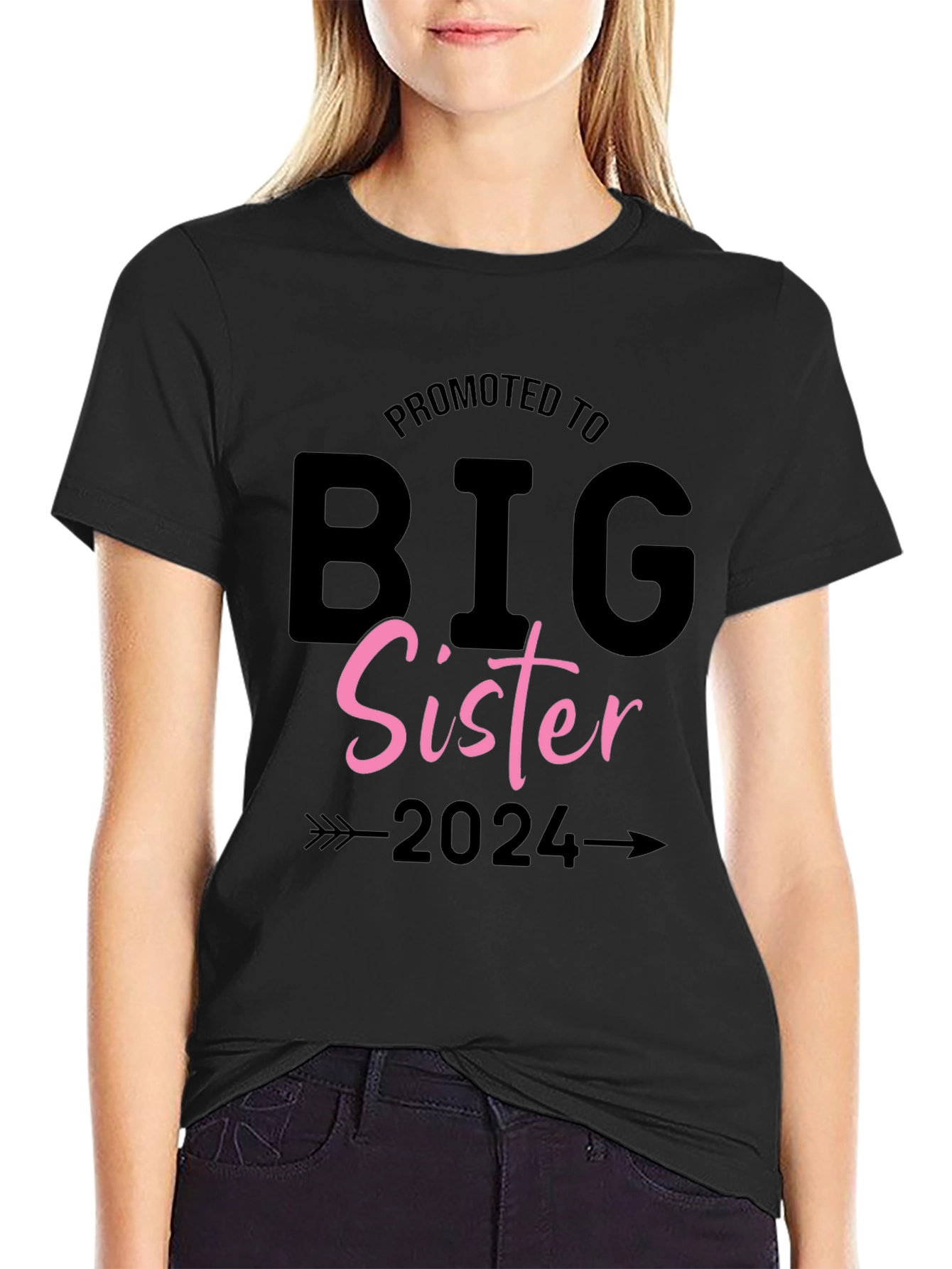 Promoted to Big Sister 2024 T-Shirt