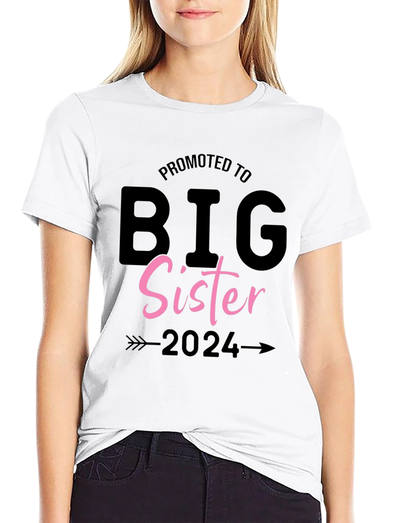 Promoted to Big Sister 2024 T-Shirt