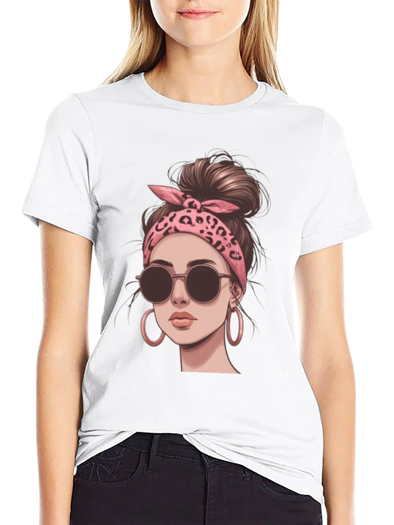 Trendy Woman Graphic Tee - Stylish Casual Wear