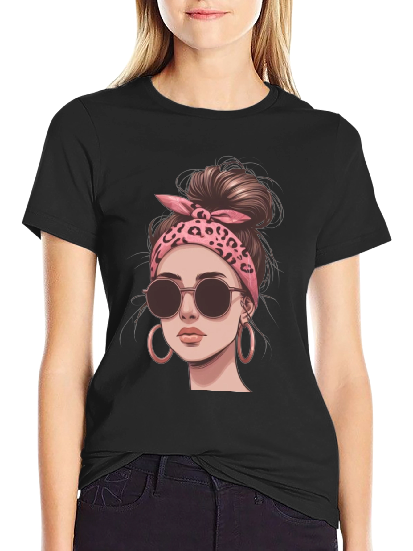 Trendy Woman Graphic Tee - Stylish Casual Wear