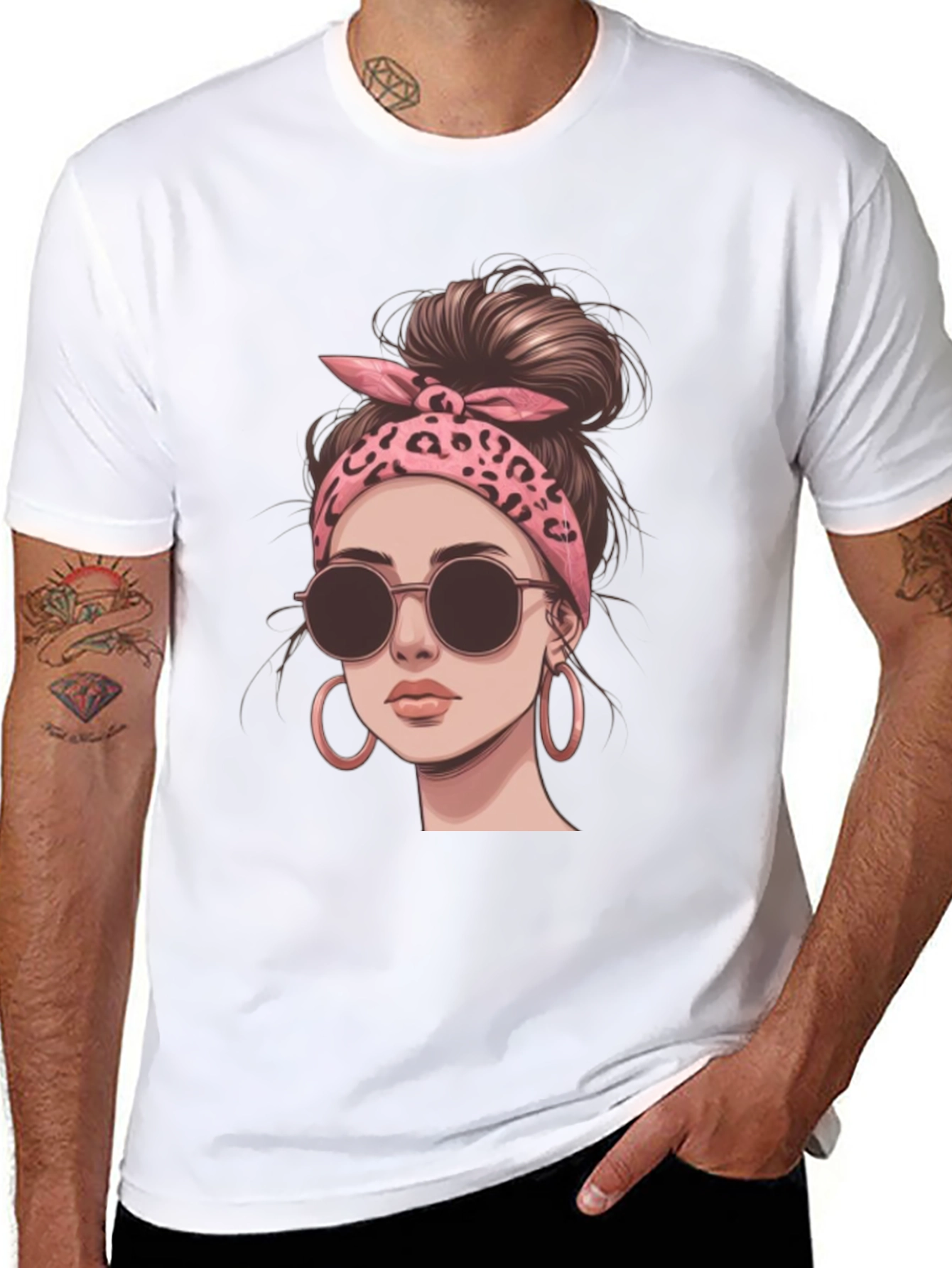 Trendy Woman Graphic Tee - Stylish Casual Wear
