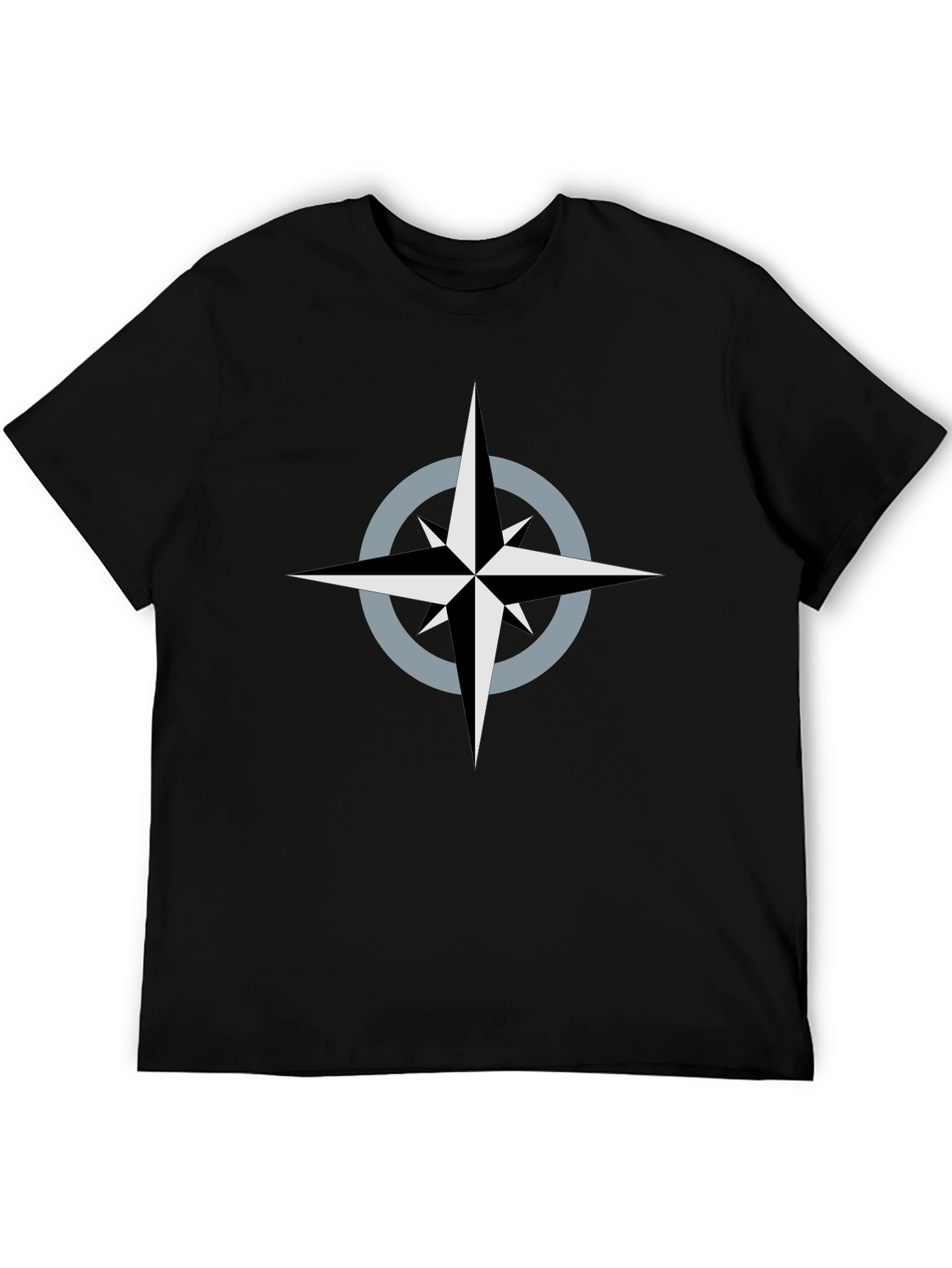 Compass Star Black T-Shirt