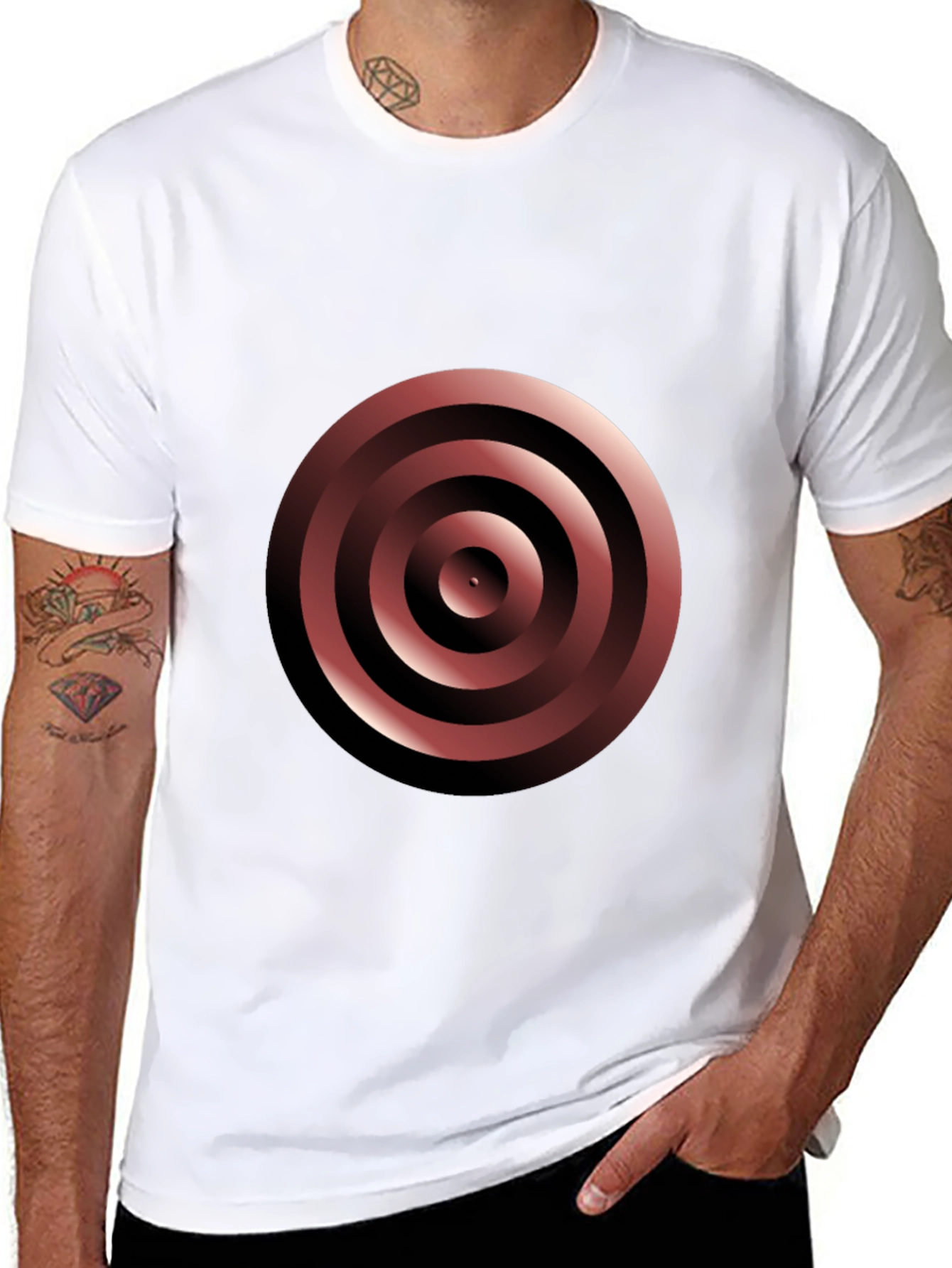 Target Graphic Tee - Modern Geometric Design