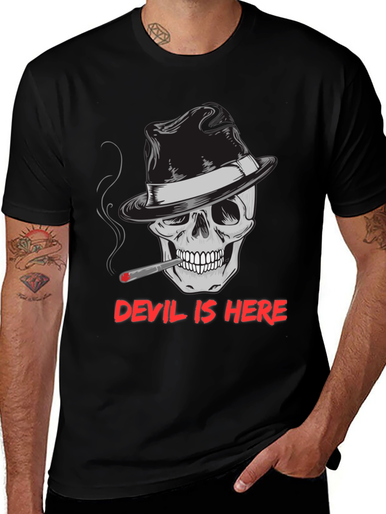 Devil is Here Graphic Tee
