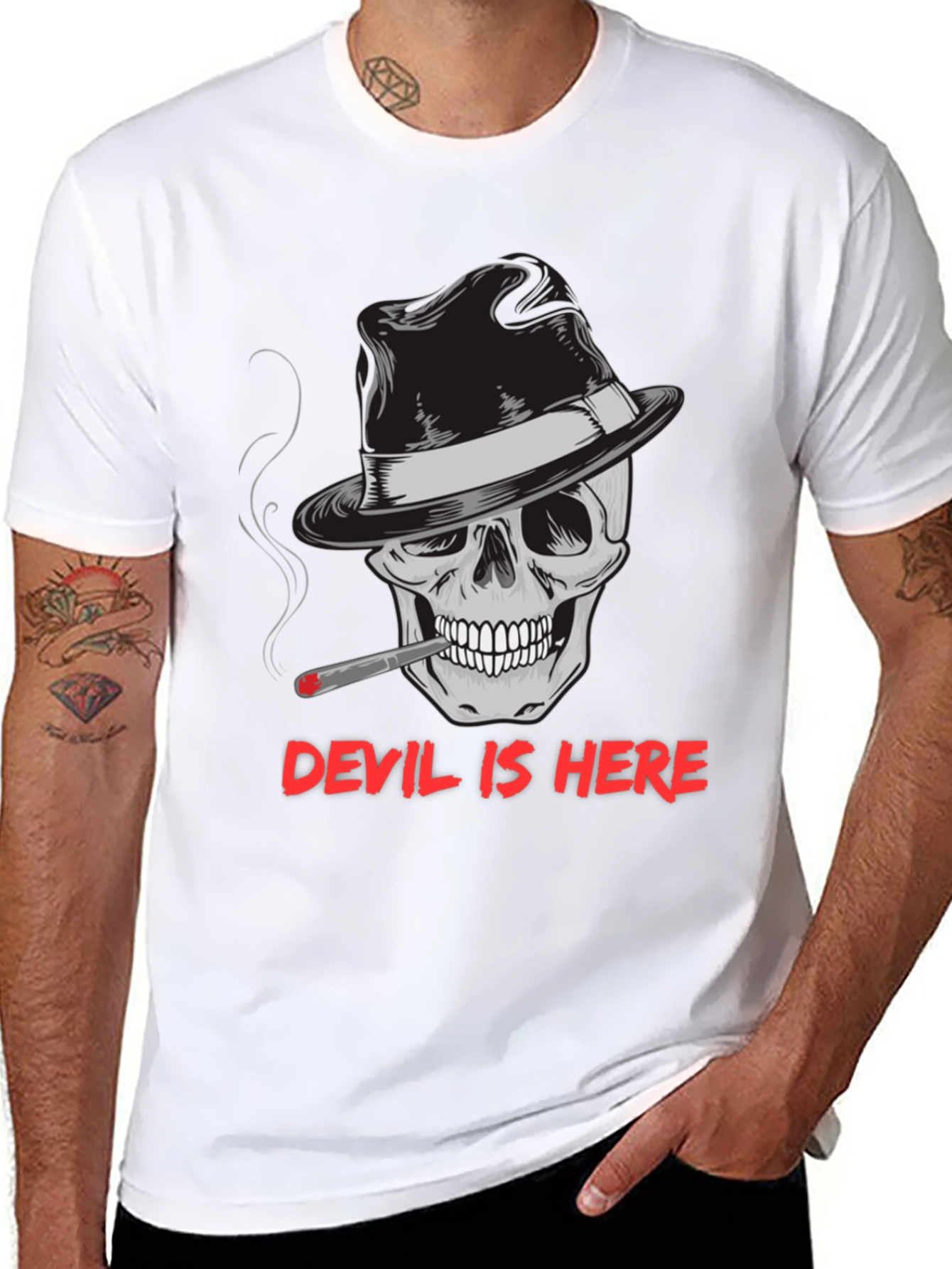 Devil is Here Graphic Tee