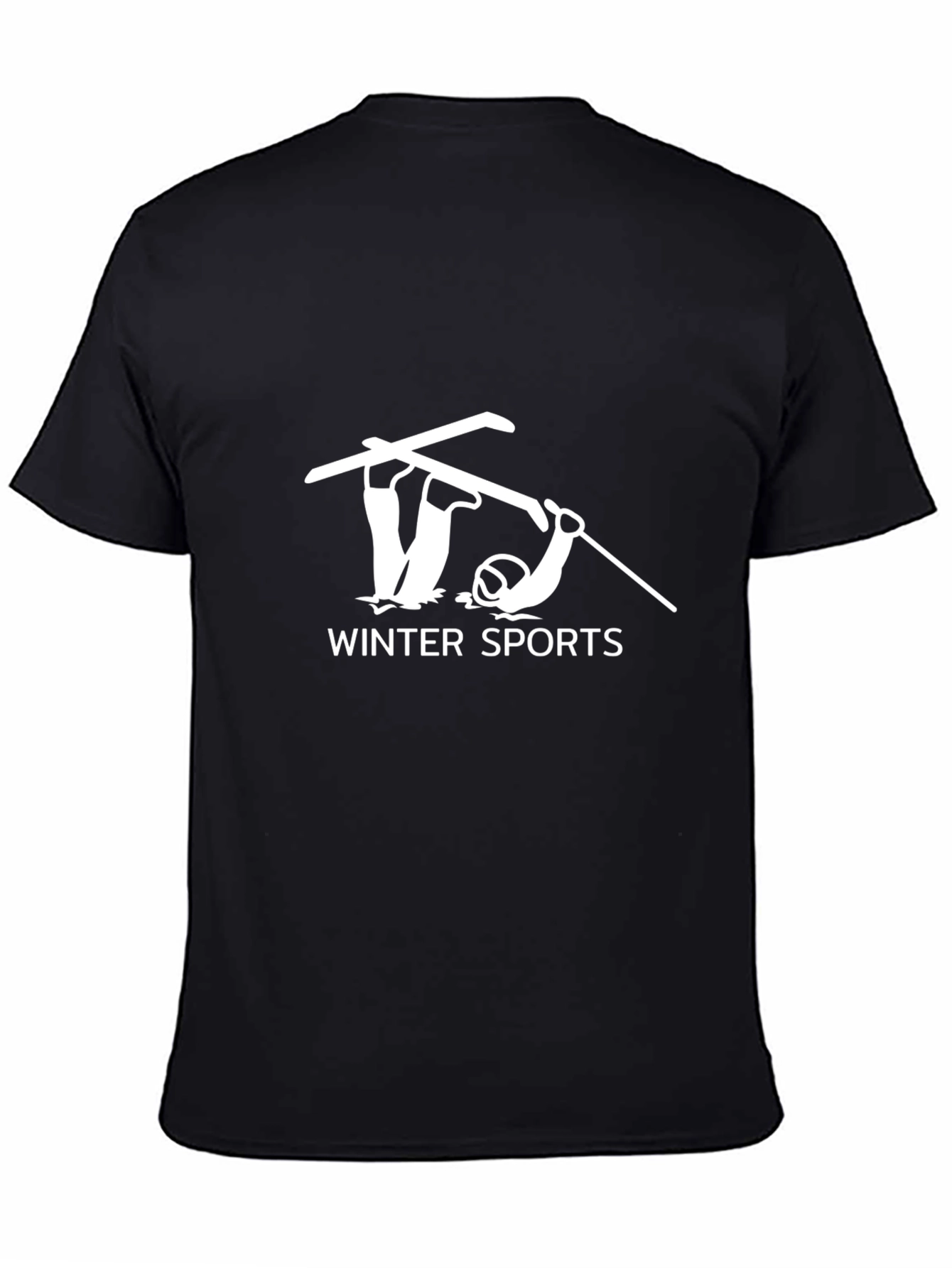 Winter Sports T-Shirt - Skiing Graphic Tee