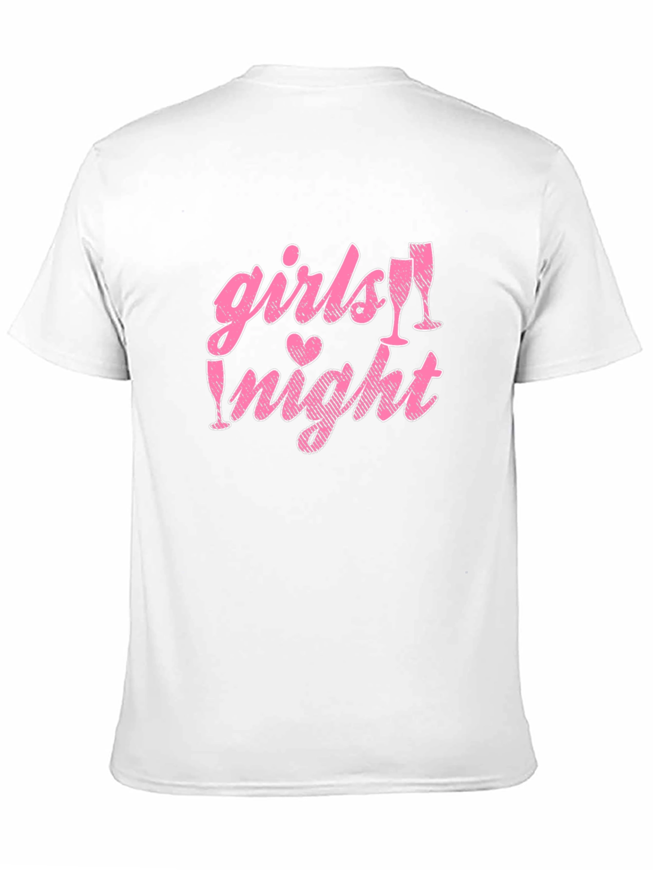 Girls Night Out Tee - Pink Graphic Design