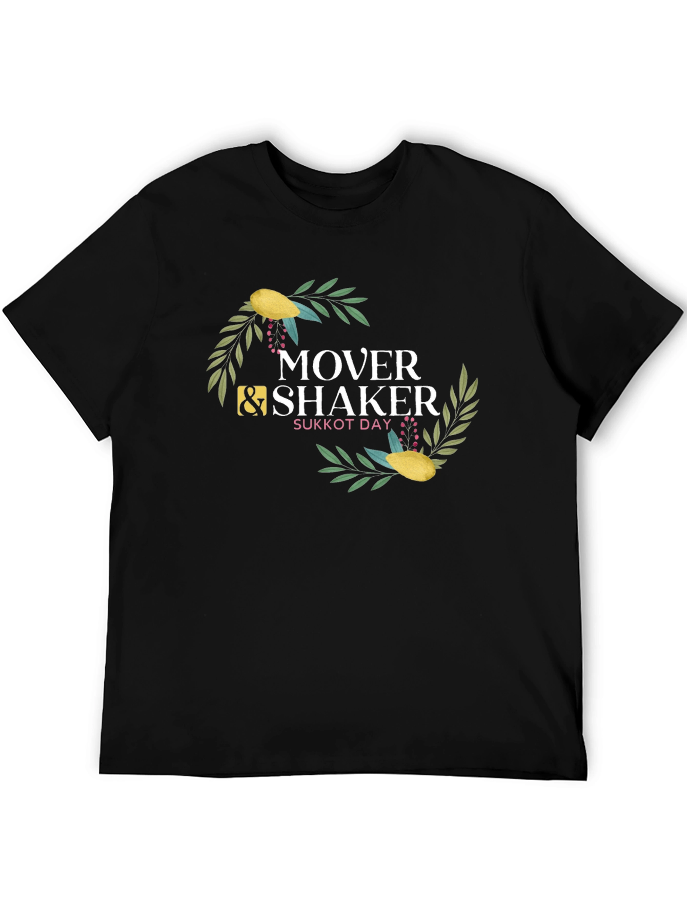 Mover & Shaker Sukkot Day Black Tee