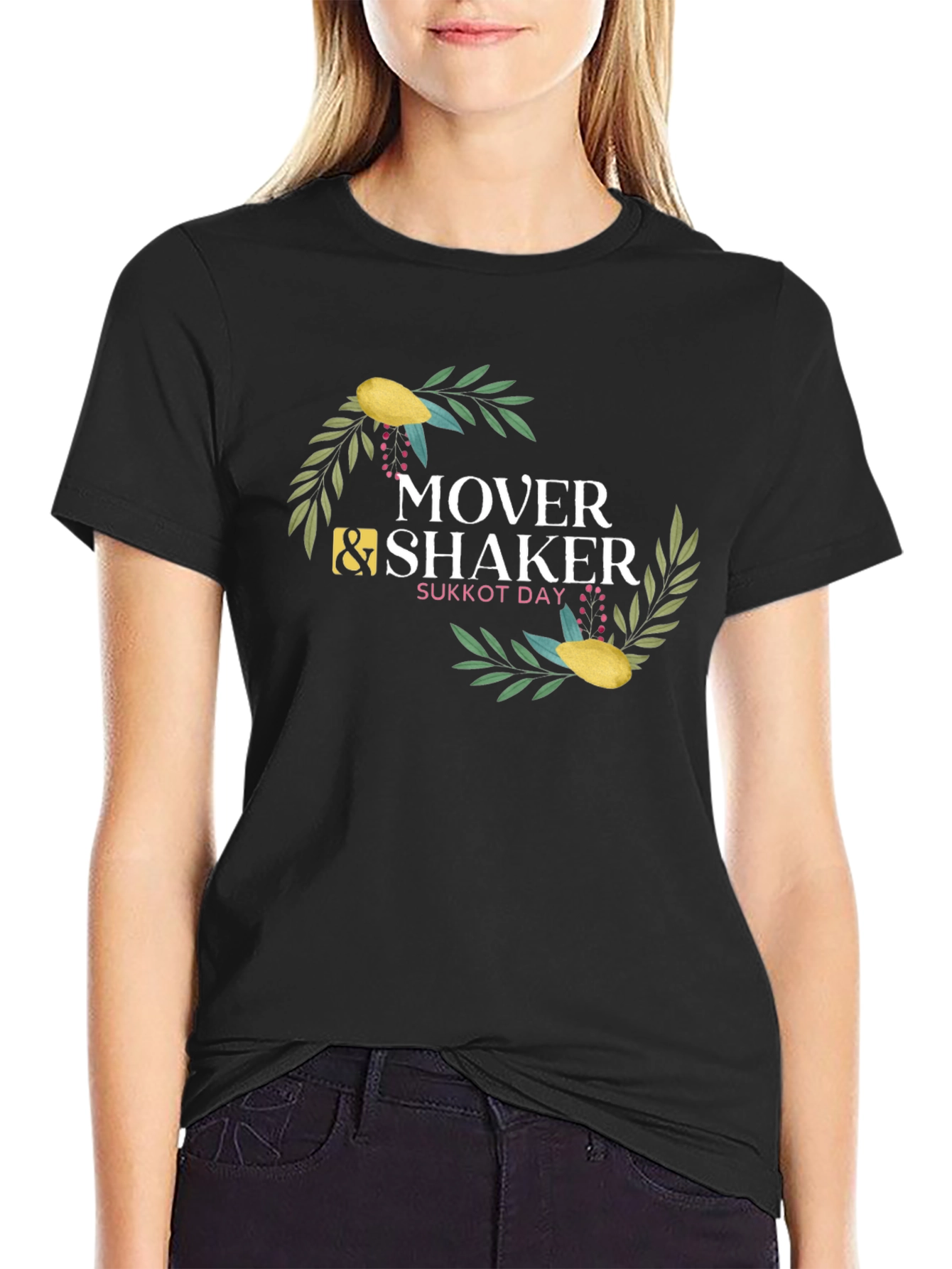 Mover & Shaker Sukkot Day Black Tee