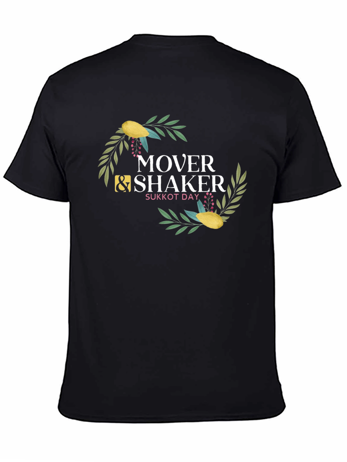Mover & Shaker Sukkot Day Black Tee