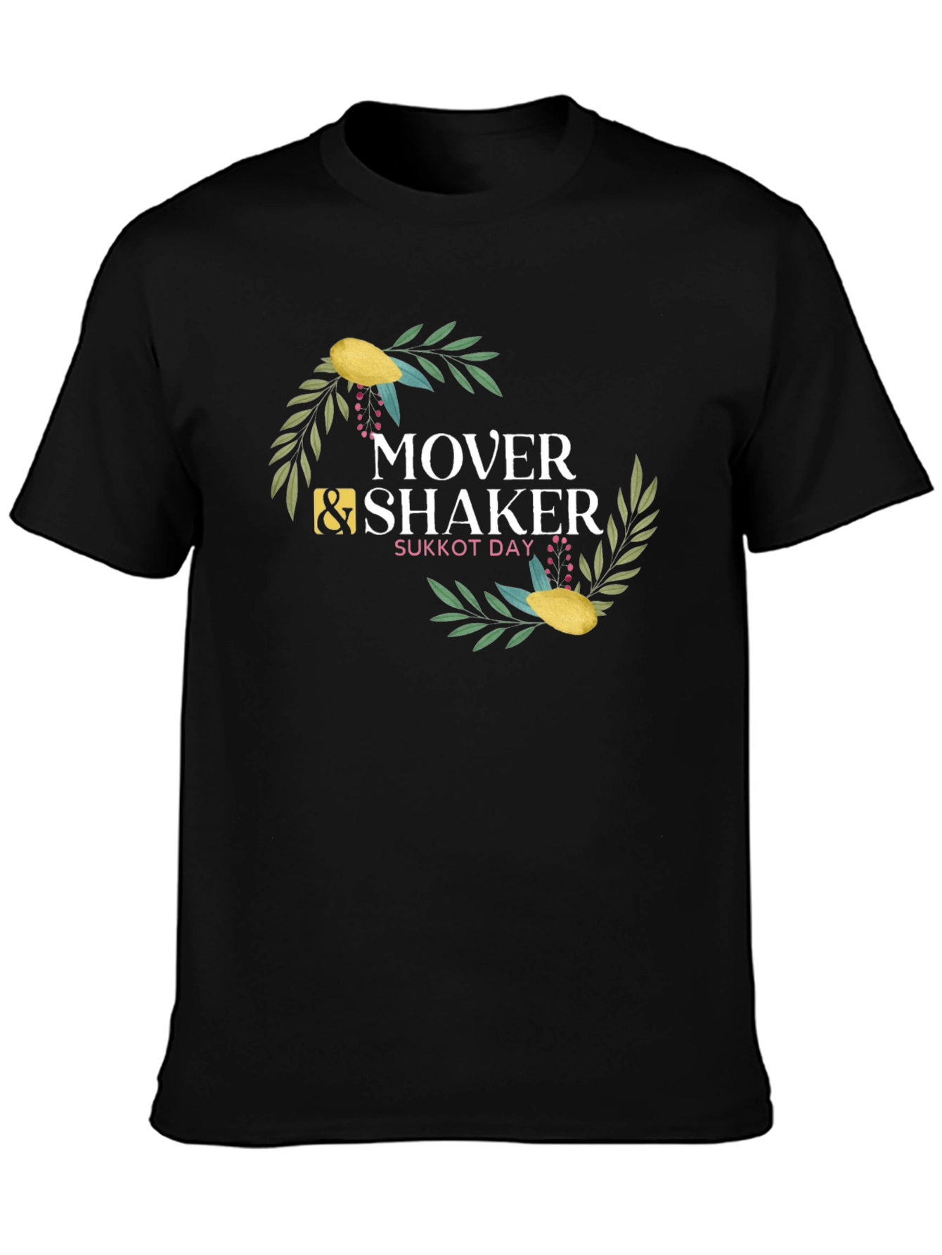 Mover & Shaker Sukkot Day Black Tee