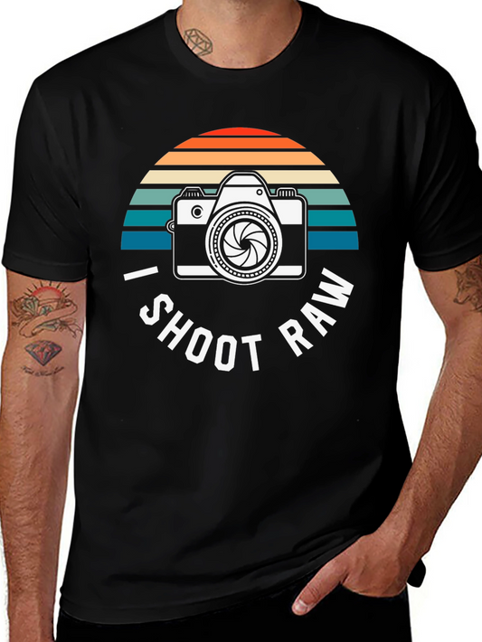 I Shoot RAW Camera Graphic Tee