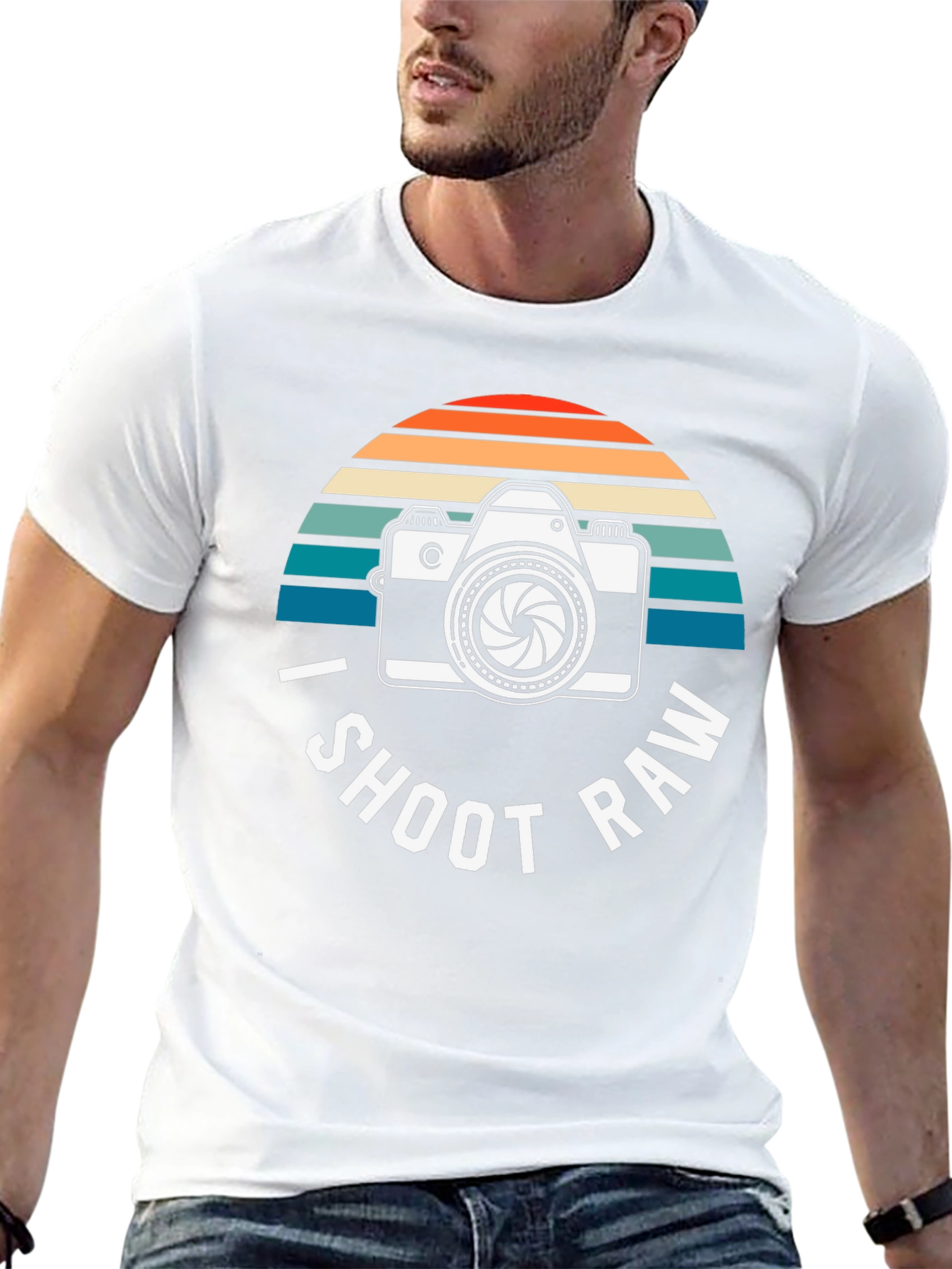 I Shoot RAW Camera Graphic Tee