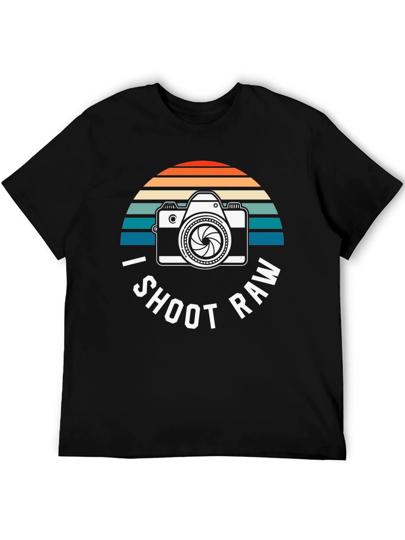 I Shoot RAW Camera Graphic Tee
