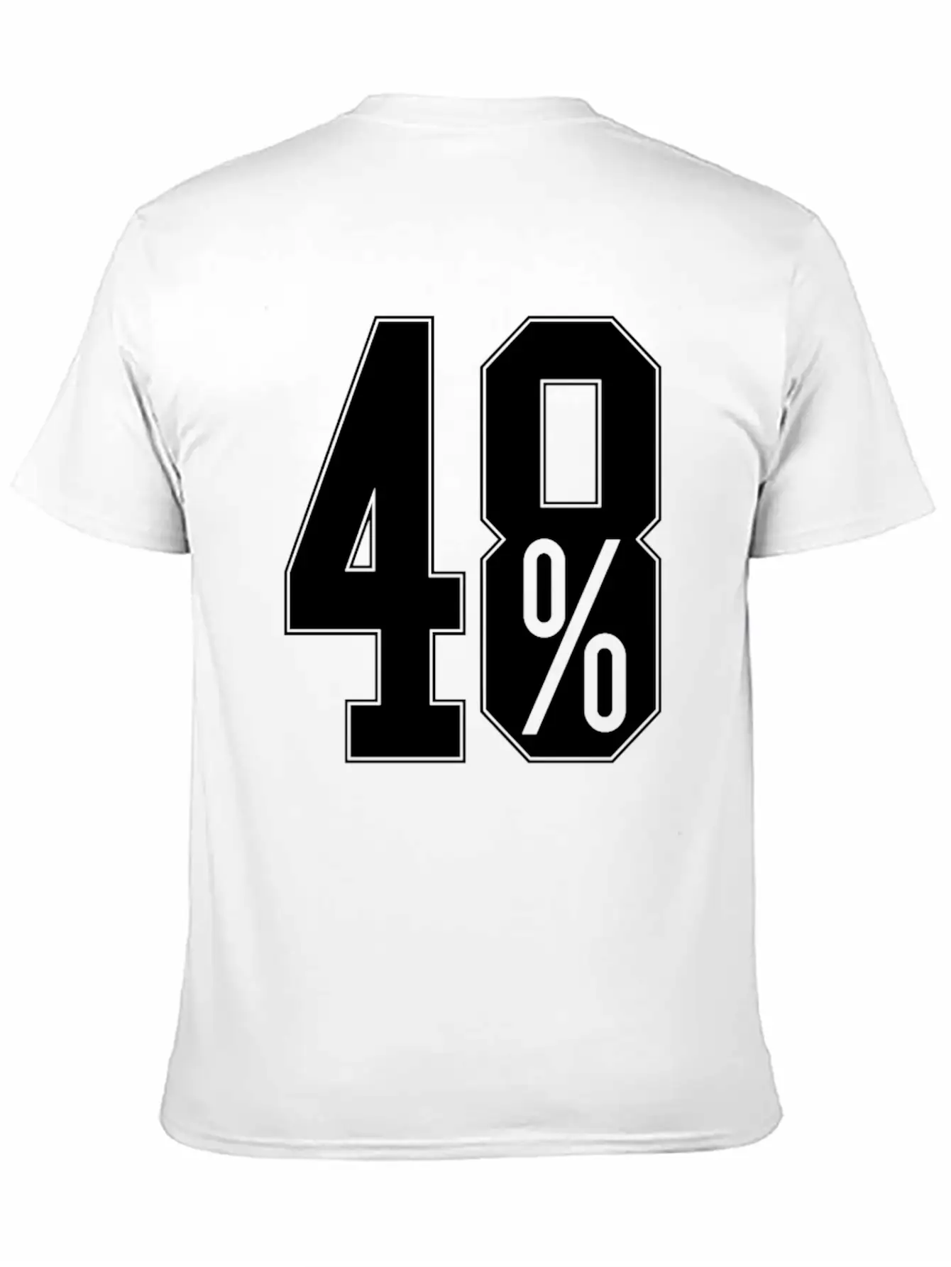 48 Percent EU Referendum Unisex Casual T-Shirt – Clean Design For Daily Comfort