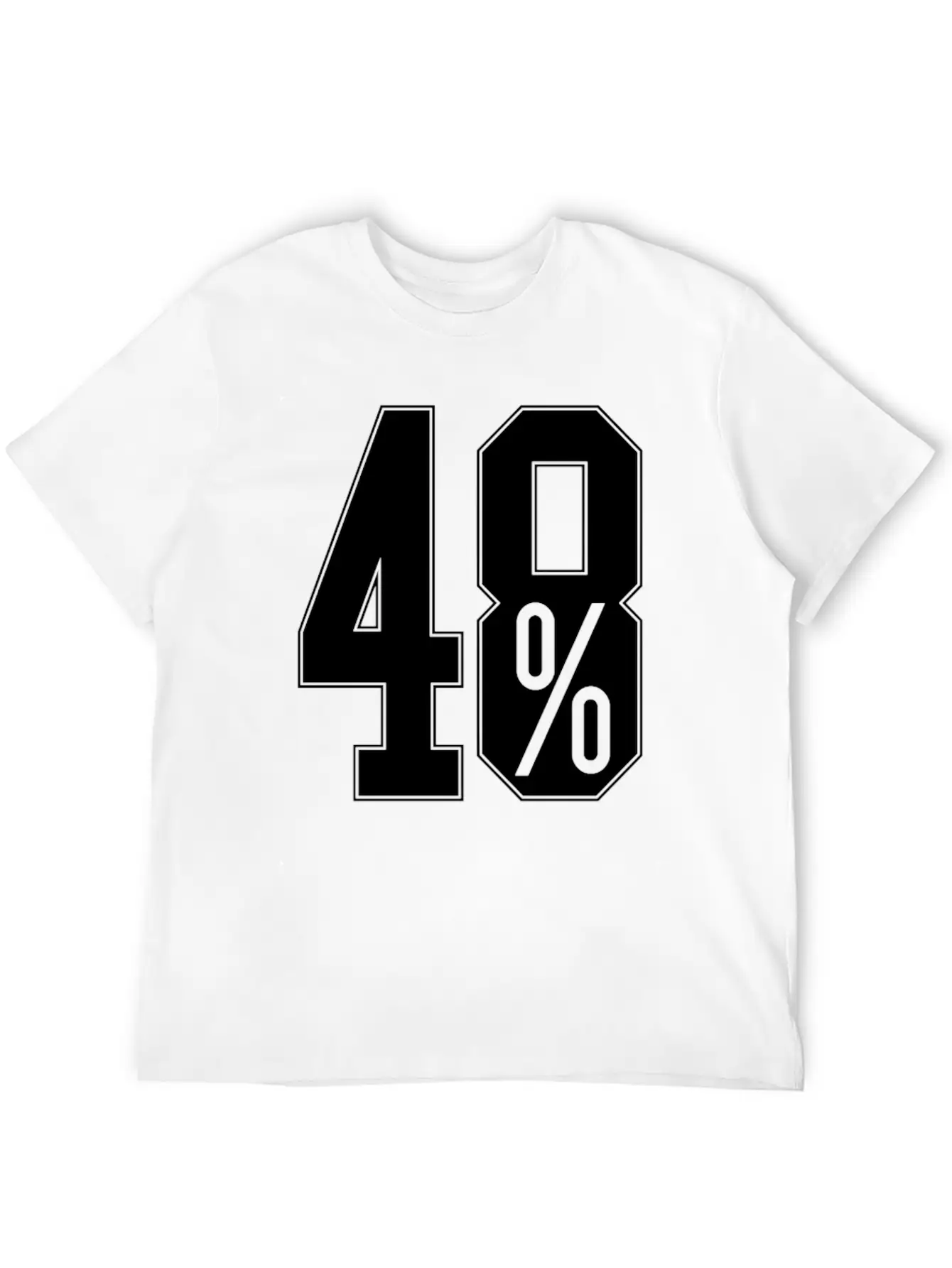 48 Percent EU Referendum Unisex Casual T-Shirt – Clean Design For Daily Comfort