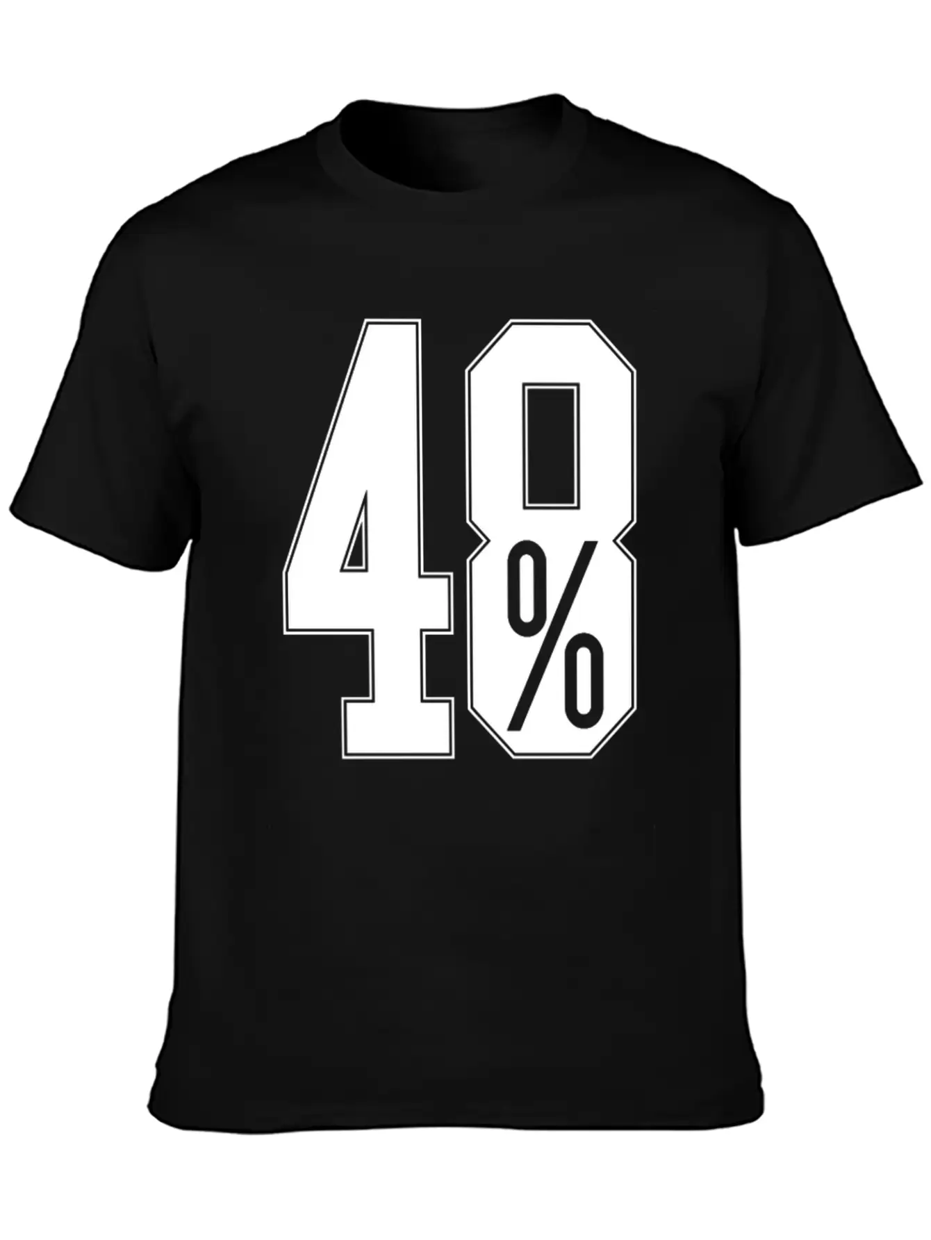 48 Percent EU Referendum Unisex Casual T-Shirt – Clean Design For Daily Comfort