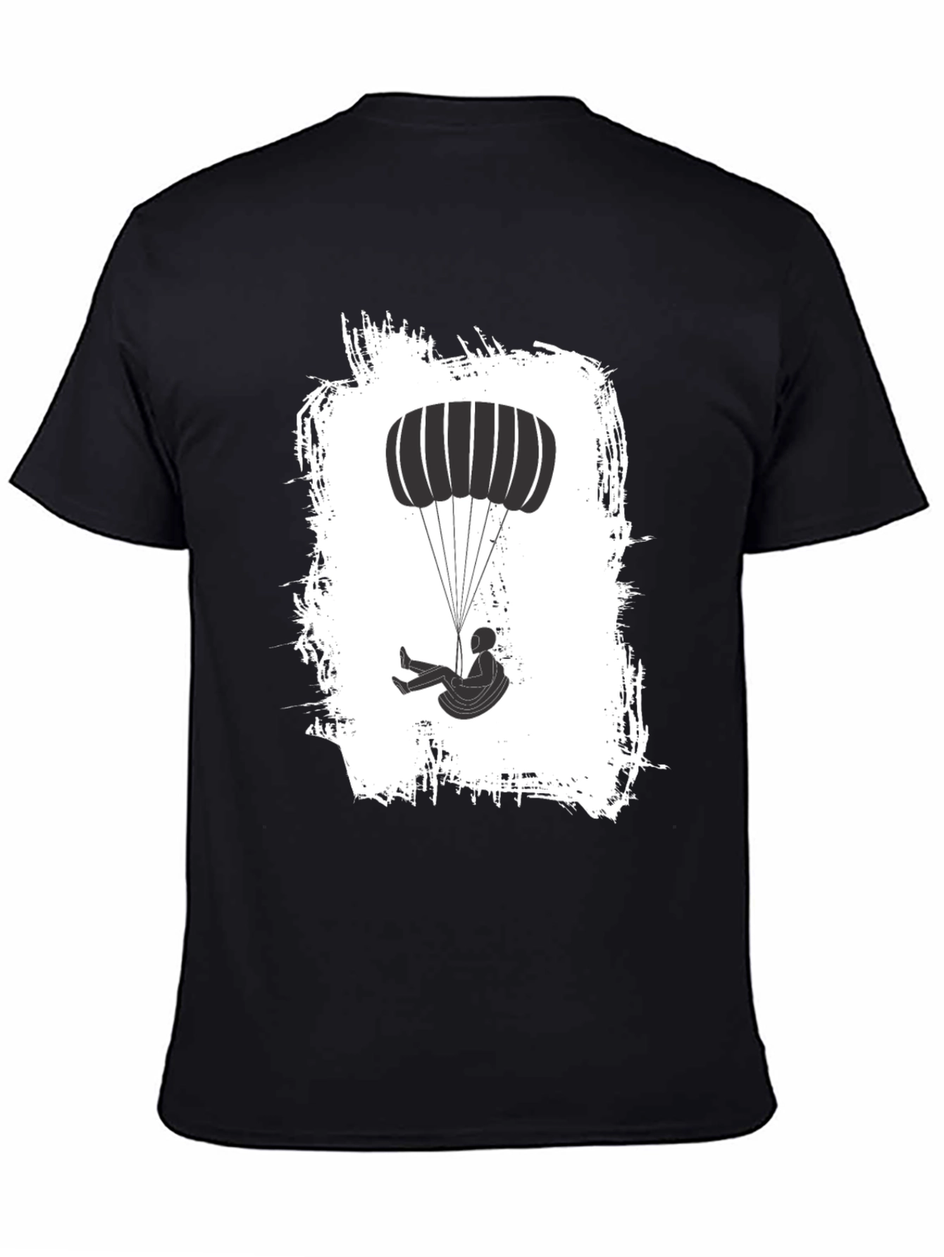 Paragliding T-Shirt - Black Graphic Tee
