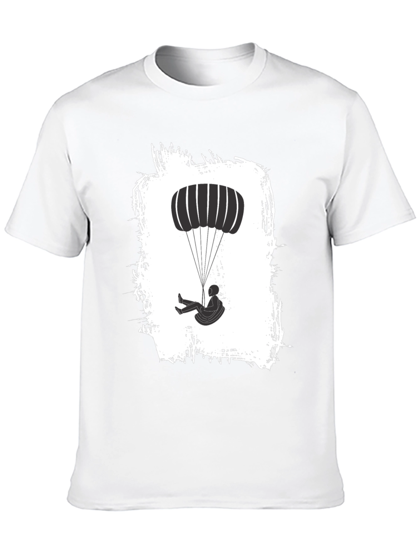 Paragliding T-Shirt - Black Graphic Tee
