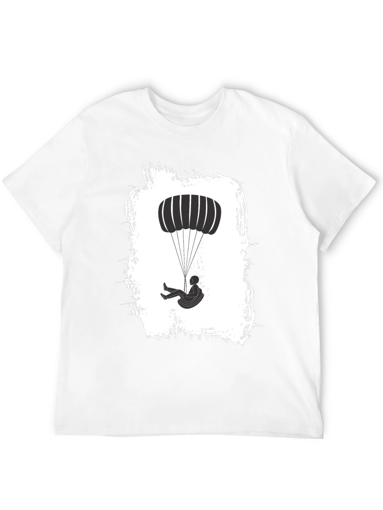 Paragliding T-Shirt - Black Graphic Tee
