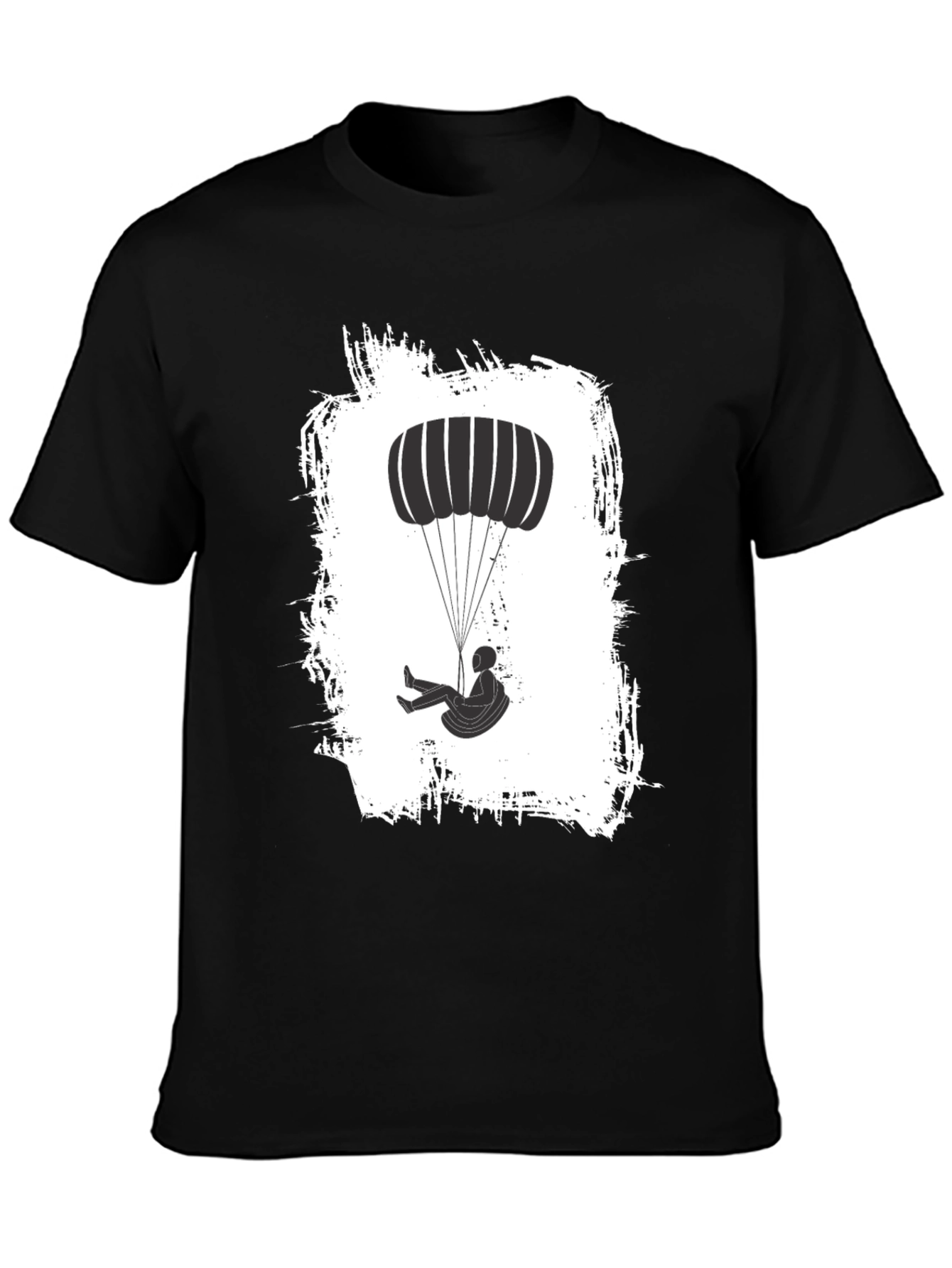 Paragliding T-Shirt - Black Graphic Tee