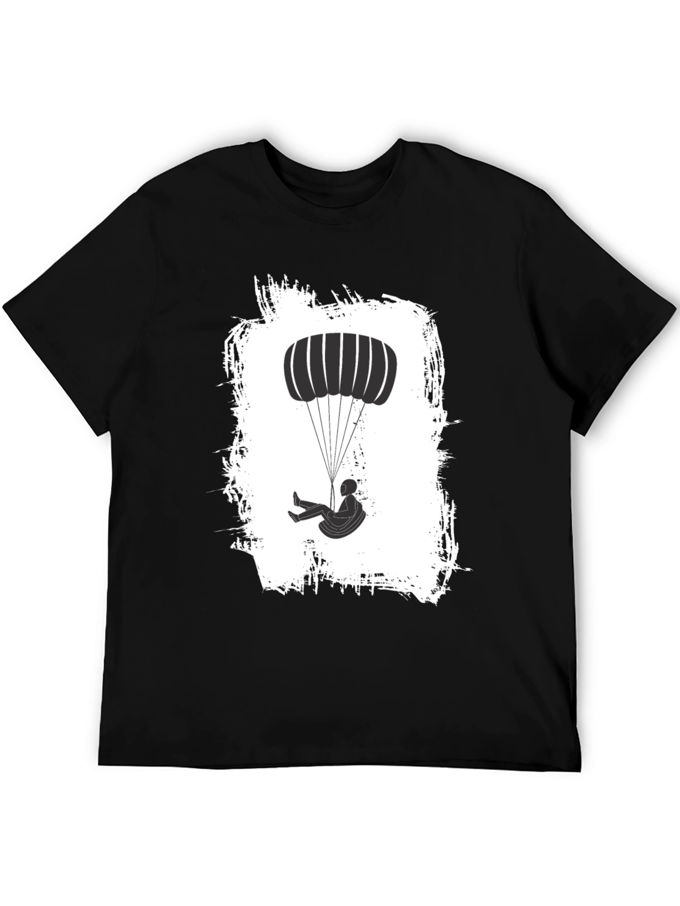 Paragliding T-Shirt - Black Graphic Tee
