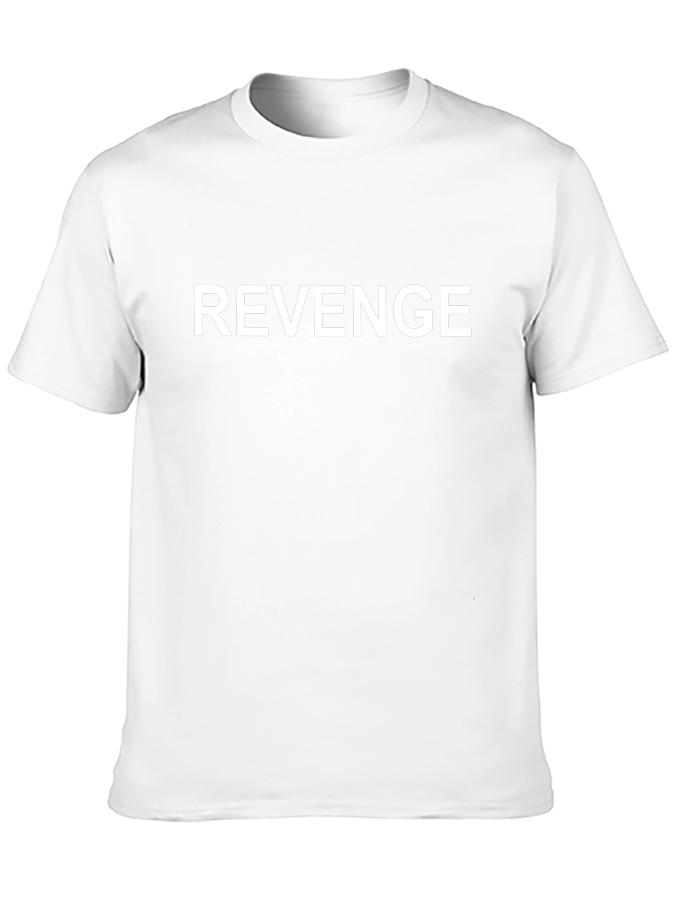 Revenge Graphic Print Black T-Shirt