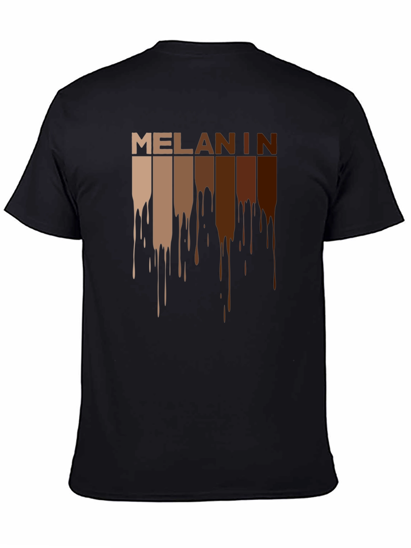 Melanin Drip Graphic Tee - Black Pride T-Shirt