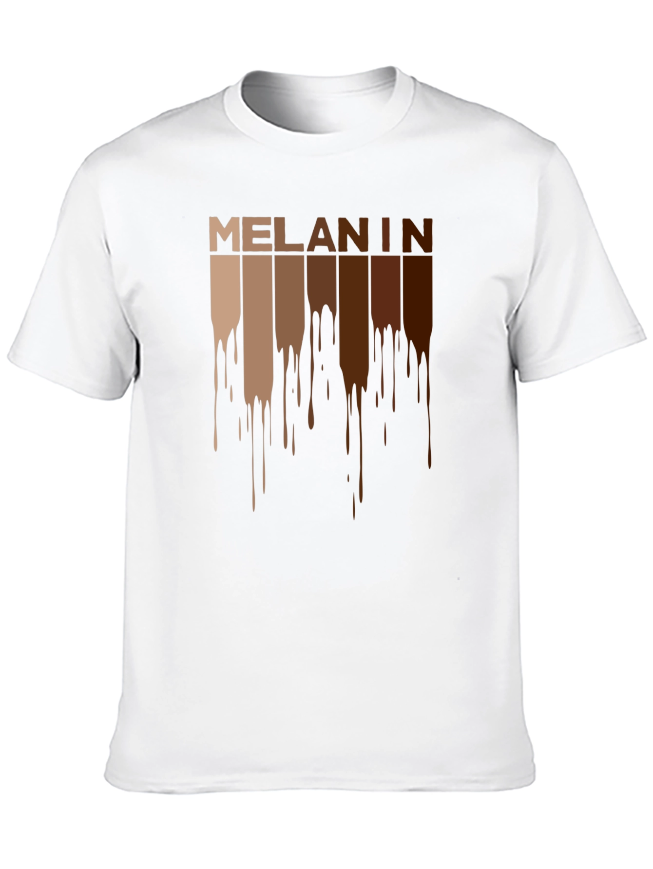 Melanin Drip Graphic Tee - Black Pride T-Shirt