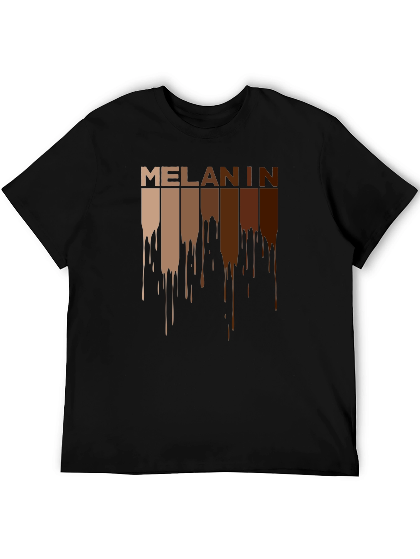 Melanin Drip Graphic Tee - Black Pride T-Shirt